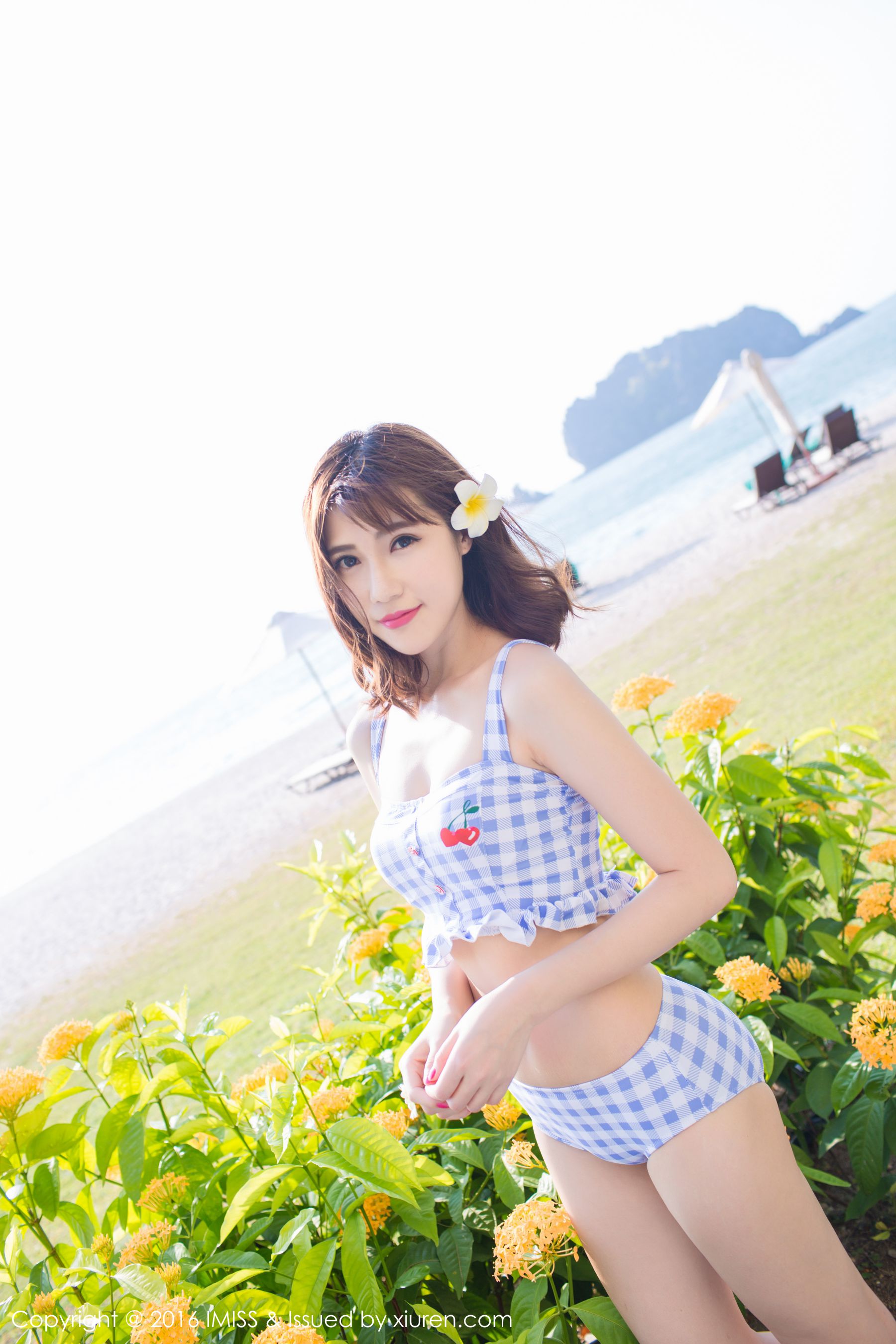 气质美女@Sandy陈天扬《兰卡威旅拍》 [爱蜜社IMiss] Vol.083