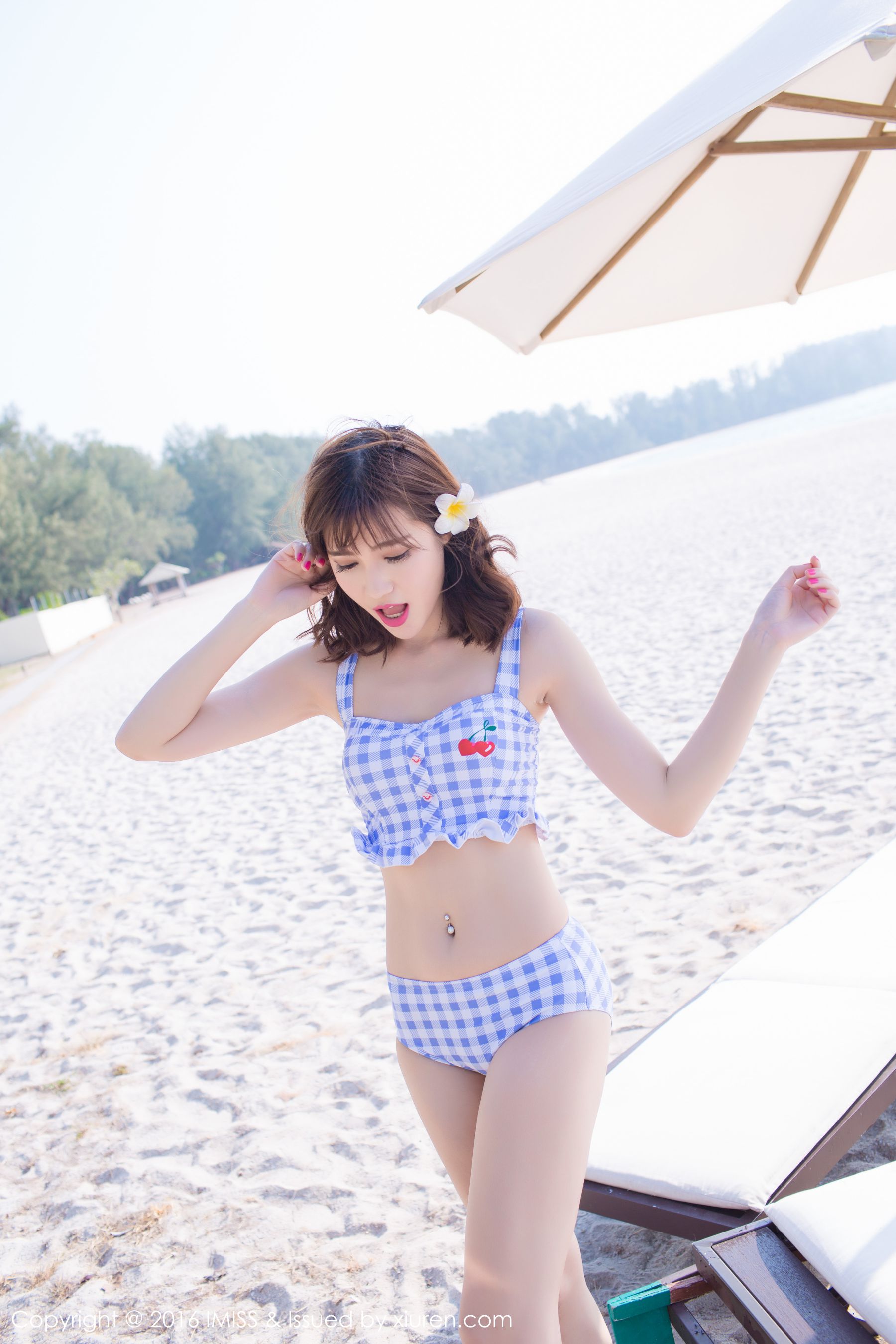 气质美女@Sandy陈天扬《兰卡威旅拍》 [爱蜜社IMiss] Vol.083