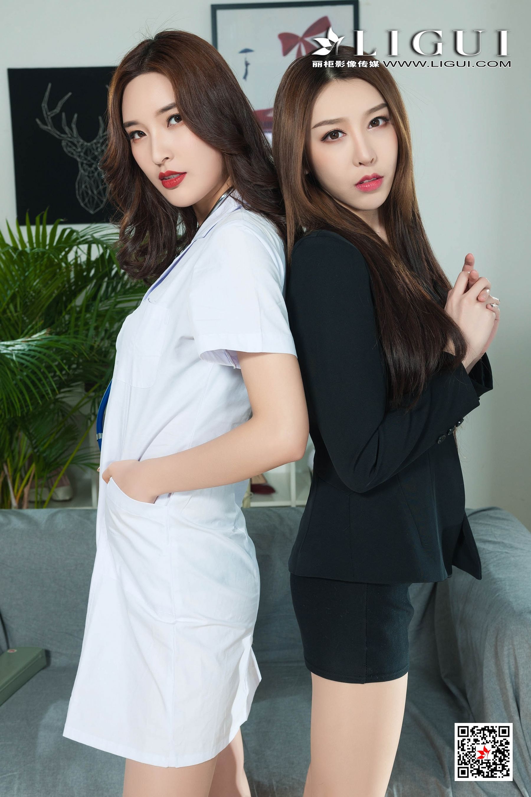 [丽柜Ligui] 网络丽人 Model 雪糕&兔子