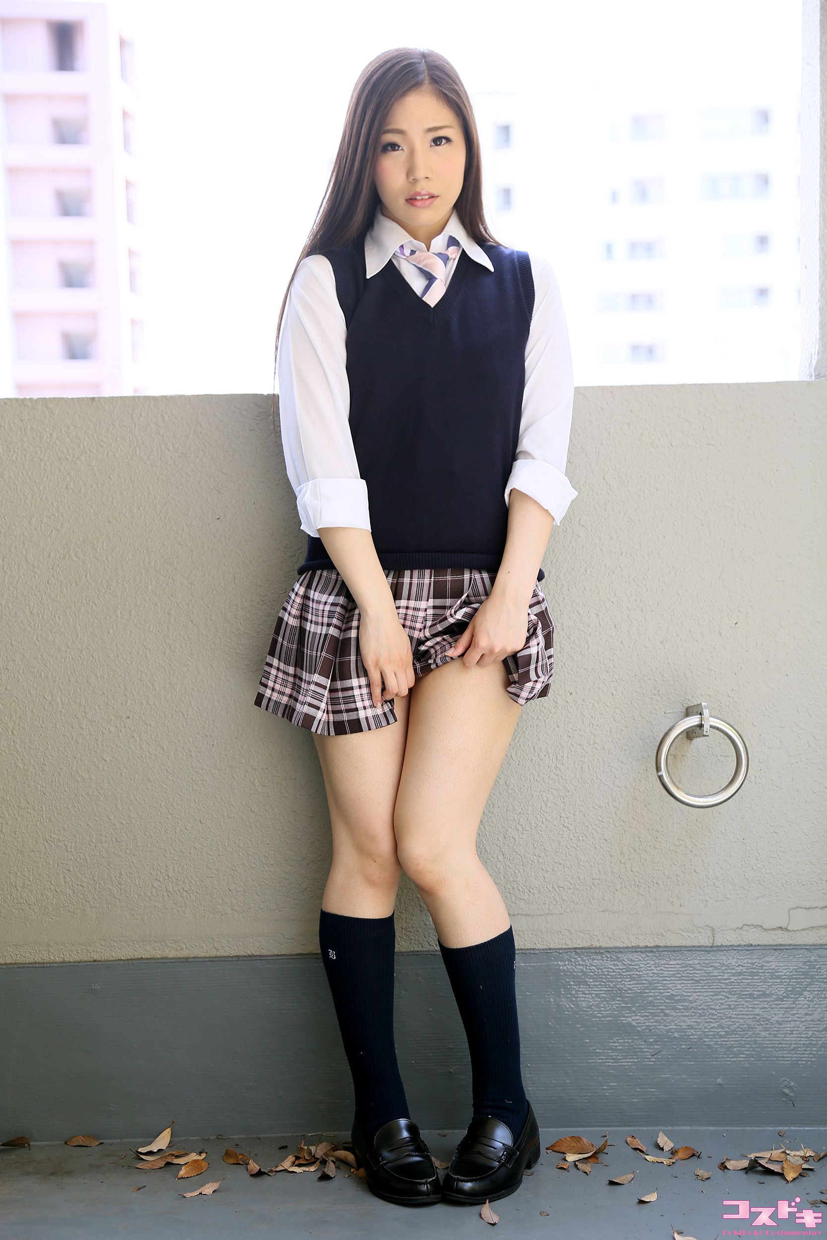[Cosdoki] Haruka Yuzuki 柚木はるか yuzukiharuka_pic_seifuku2