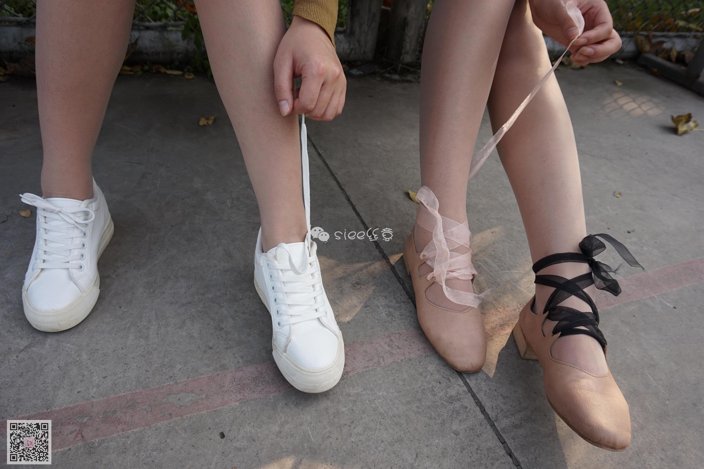 [丝意SIEE] No.003 曦曦&雯雯 校园肉丝
