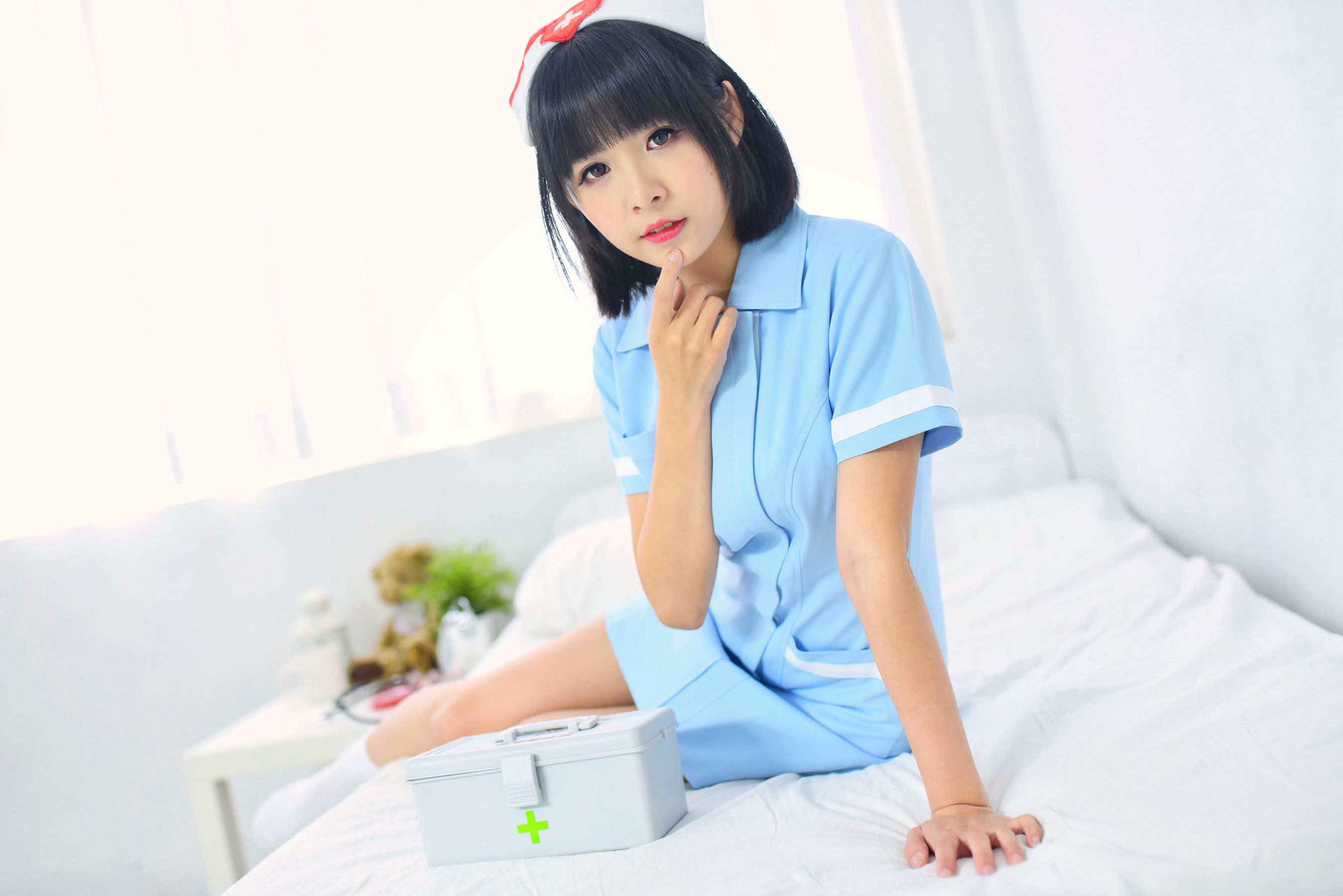 [台湾正妹] No.004 海琳 护士与女仆