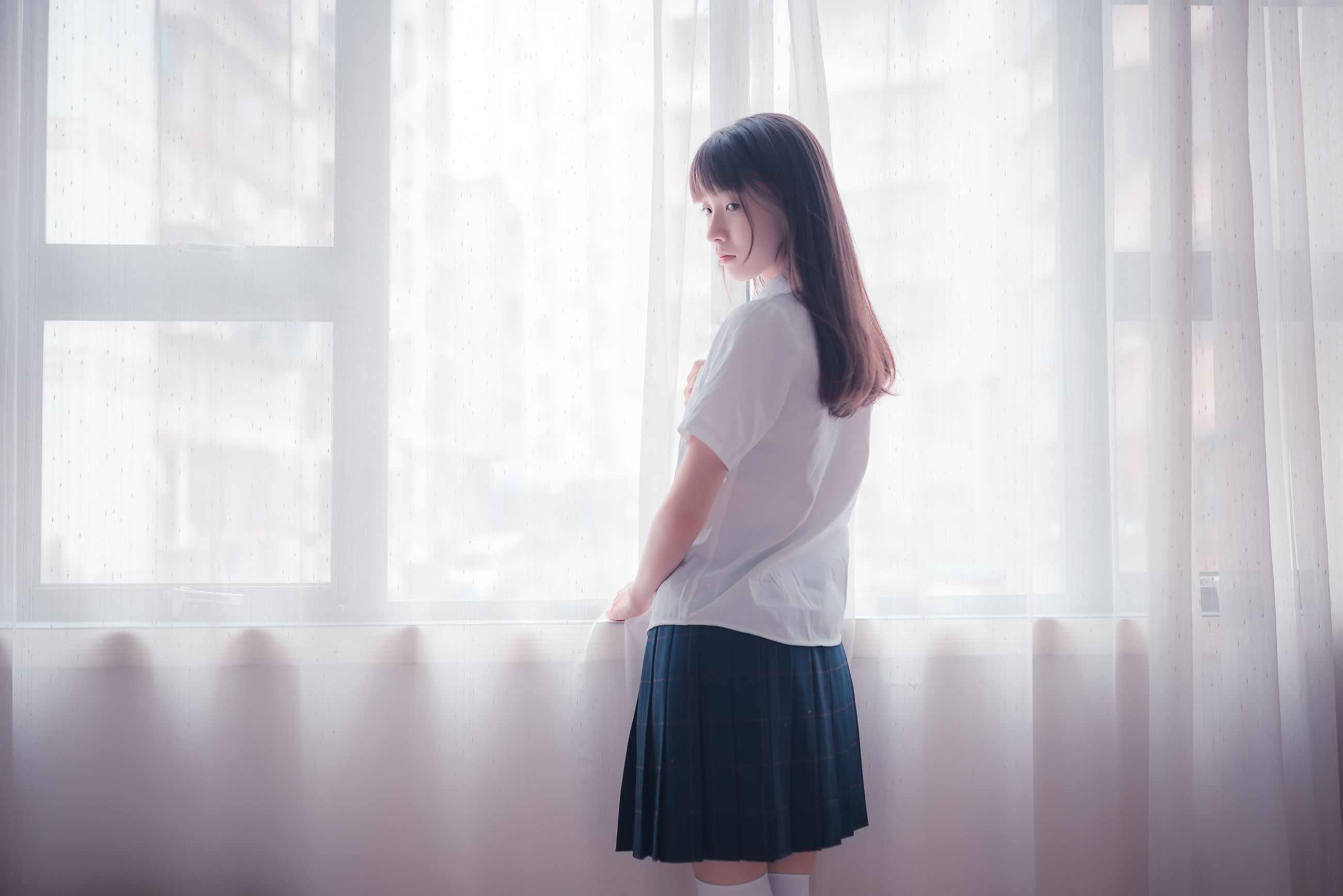 [风之领域] NO.004 祖木子 邻家白丝清新女孩