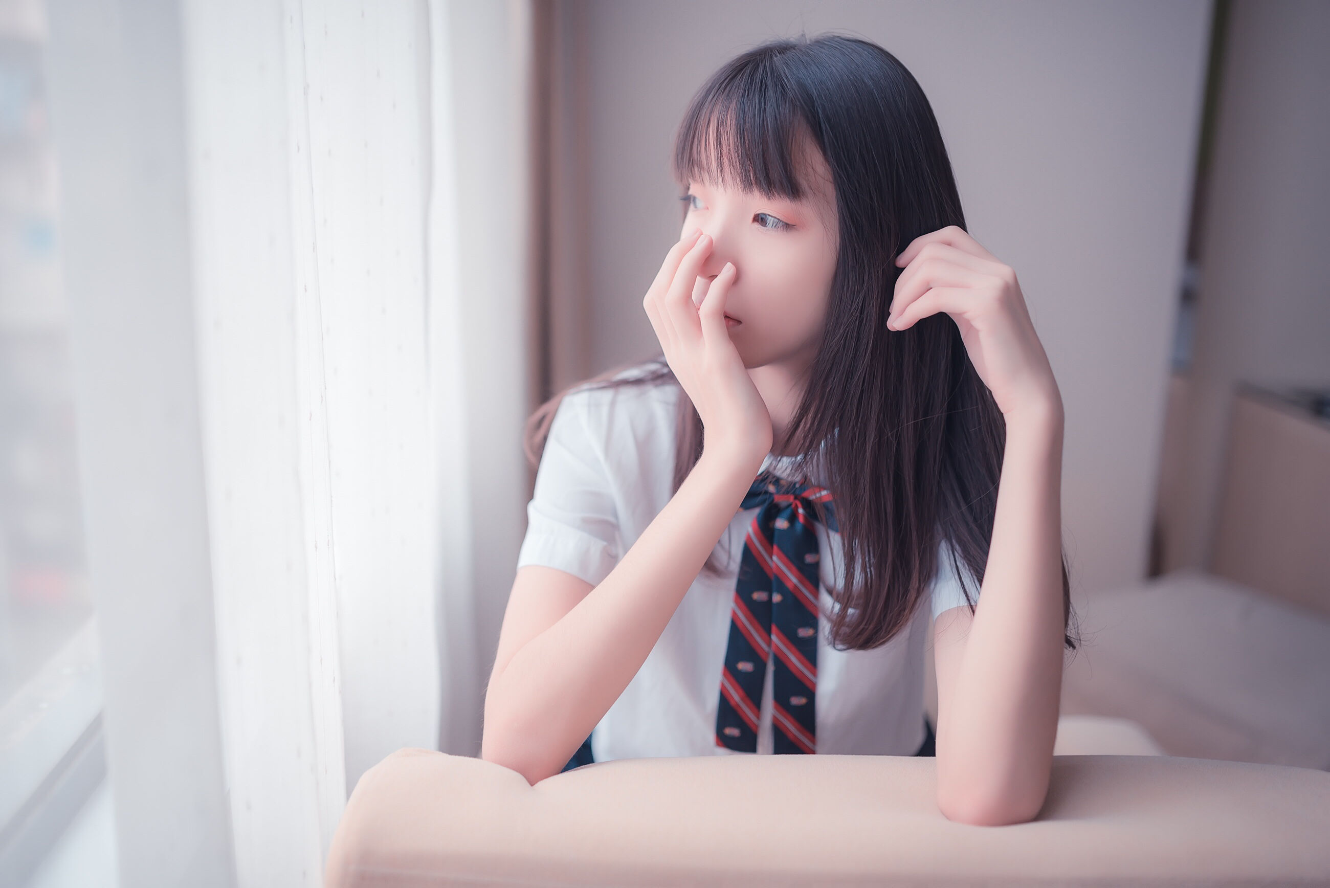 [风之领域] NO.004 祖木子 邻家白丝清新女孩