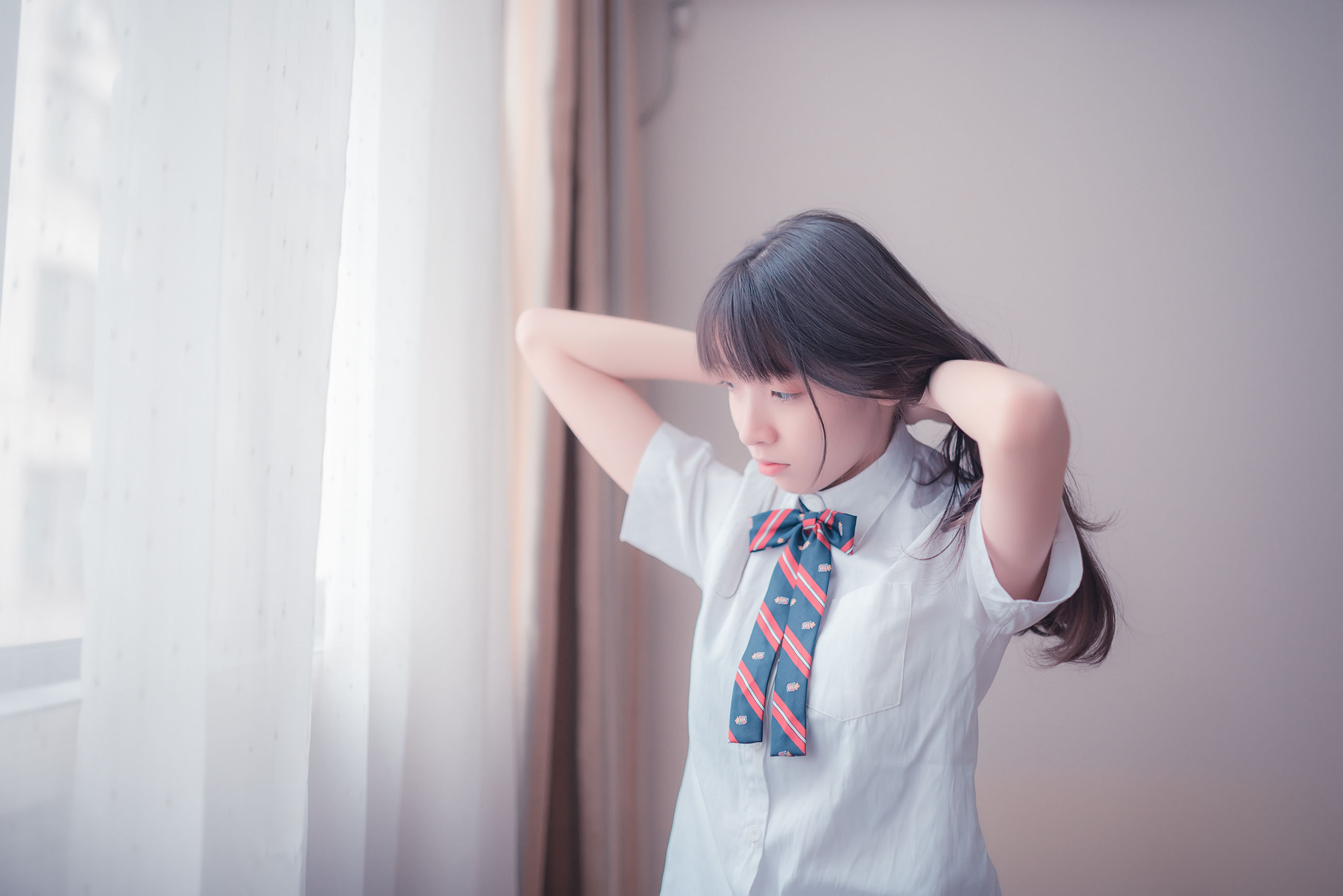[风之领域] NO.004 祖木子 邻家白丝清新女孩
