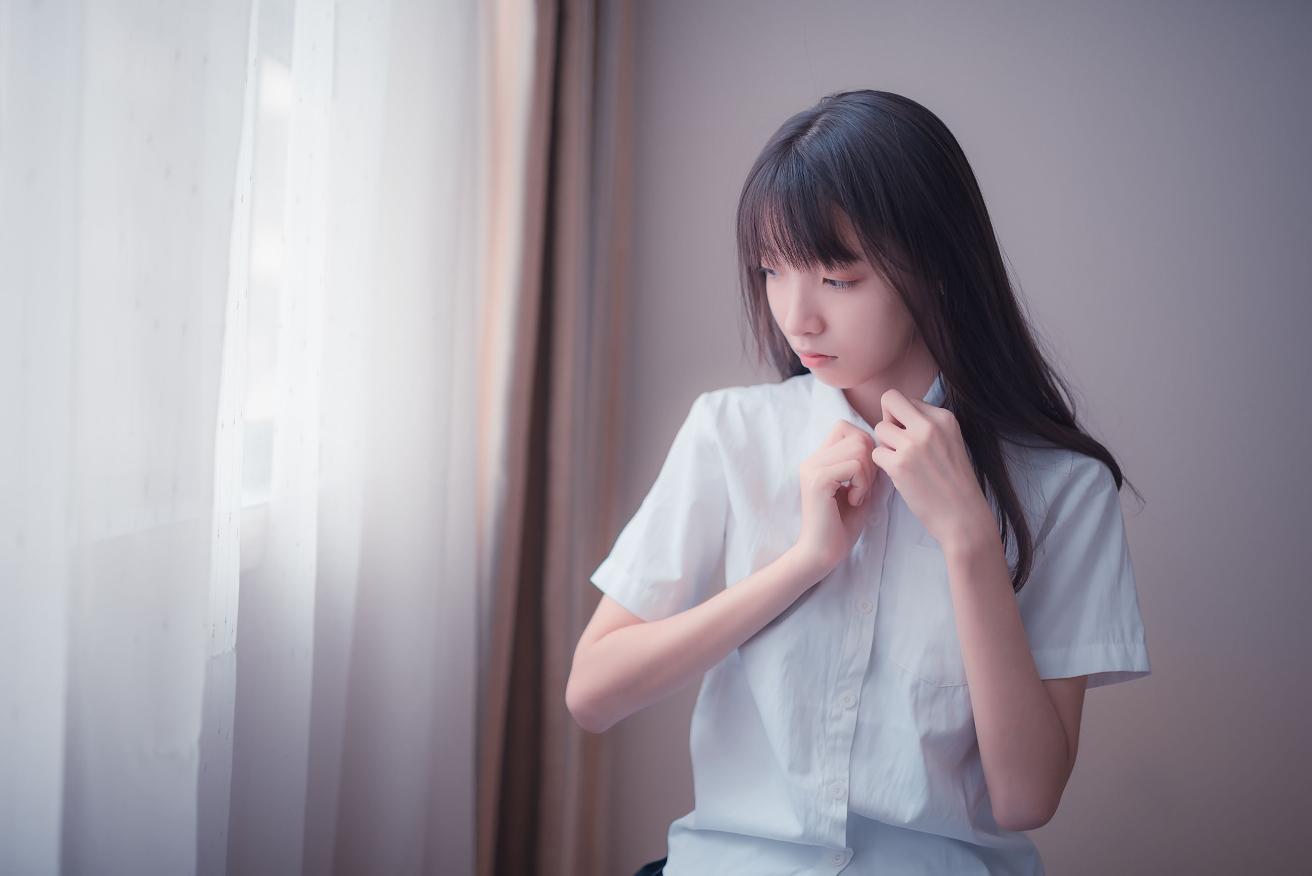 [风之领域] NO.004 祖木子 邻家白丝清新女孩