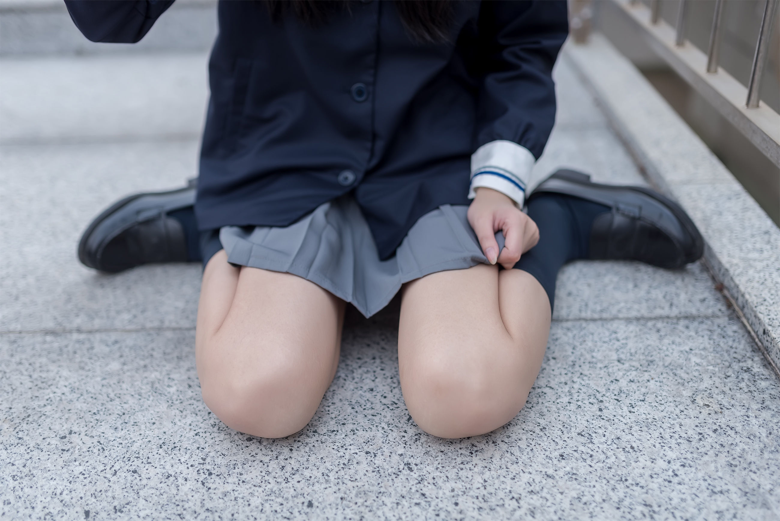[风之领域] NO.022 学妹户外黑丝2
