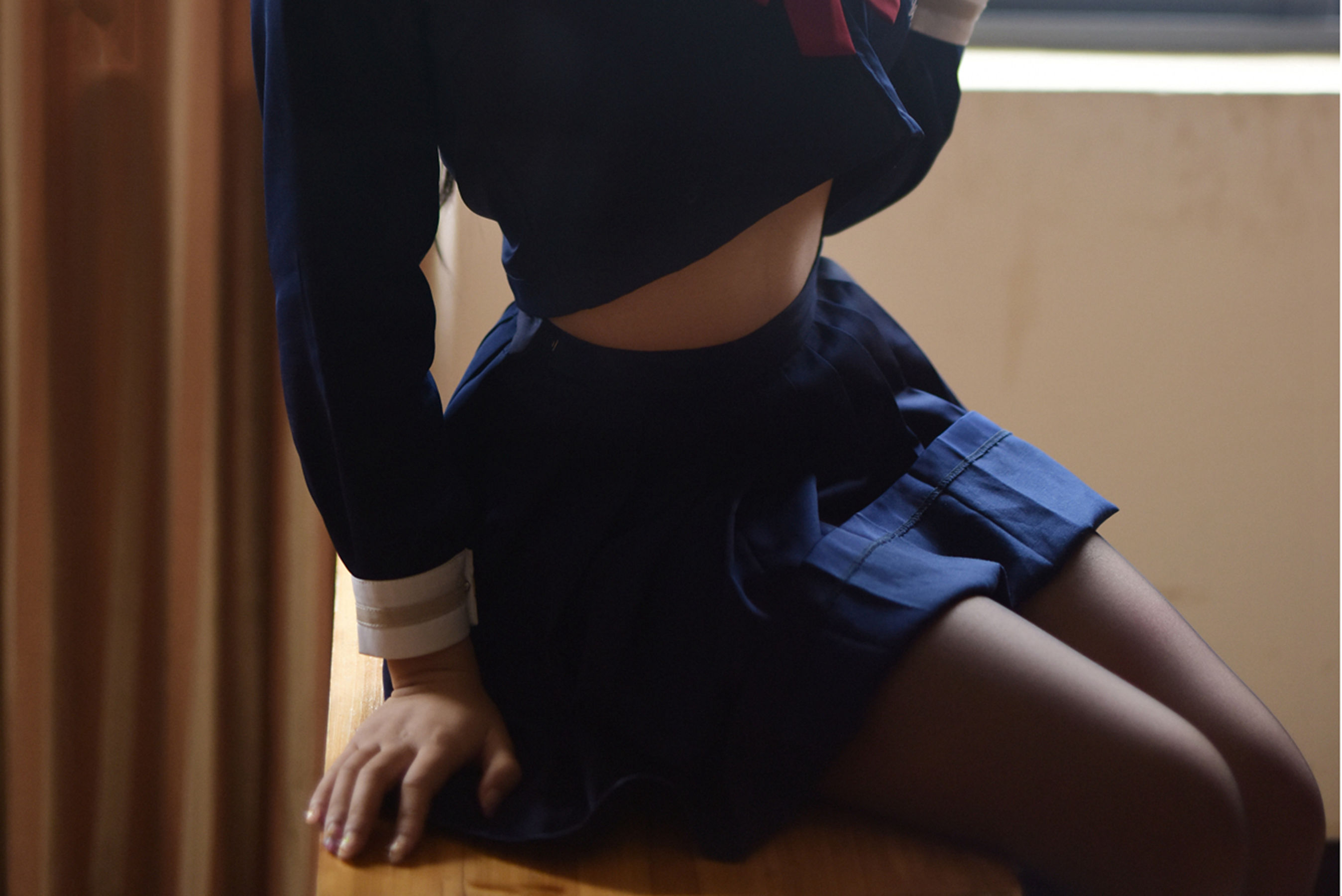 [风之领域] NO.118 JK黑丝美丽胴体
