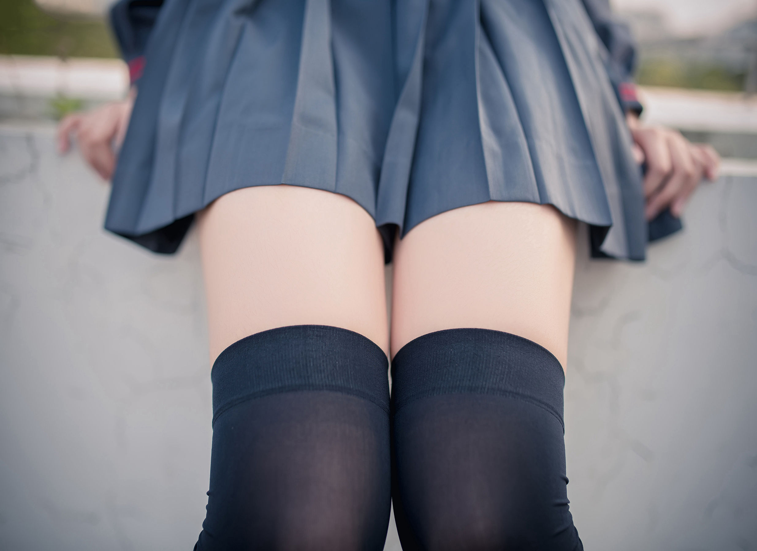 [风之领域] NO.120 超短情趣制服黑丝长腿2