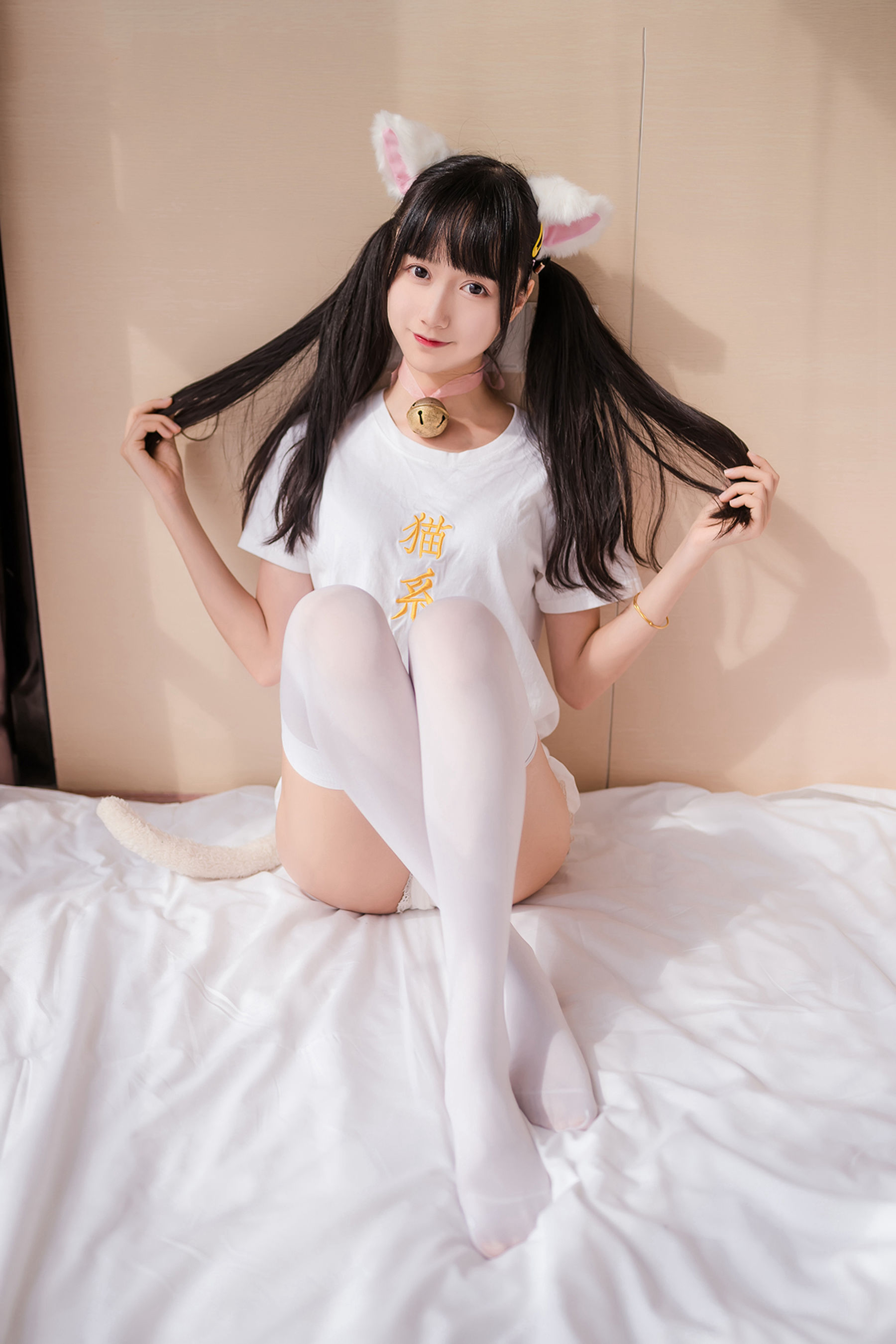 [风之领域] NO.129 猫系白丝少女