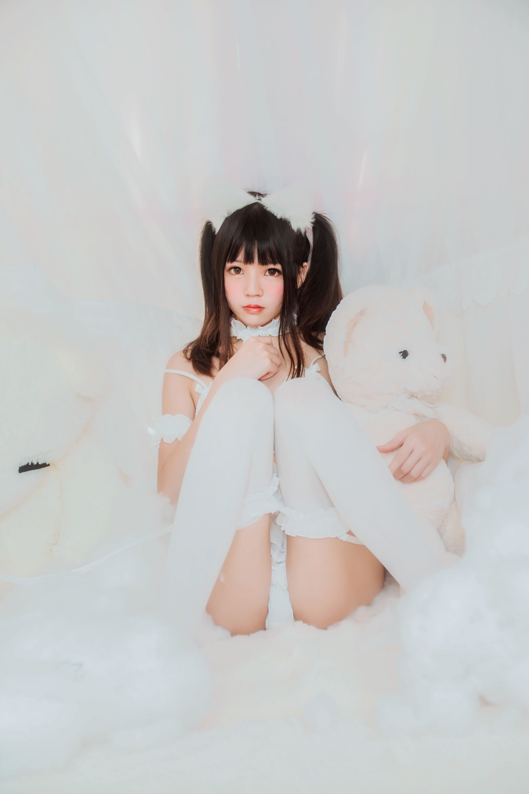 [萝莉COS] 桜桃喵《白猫》