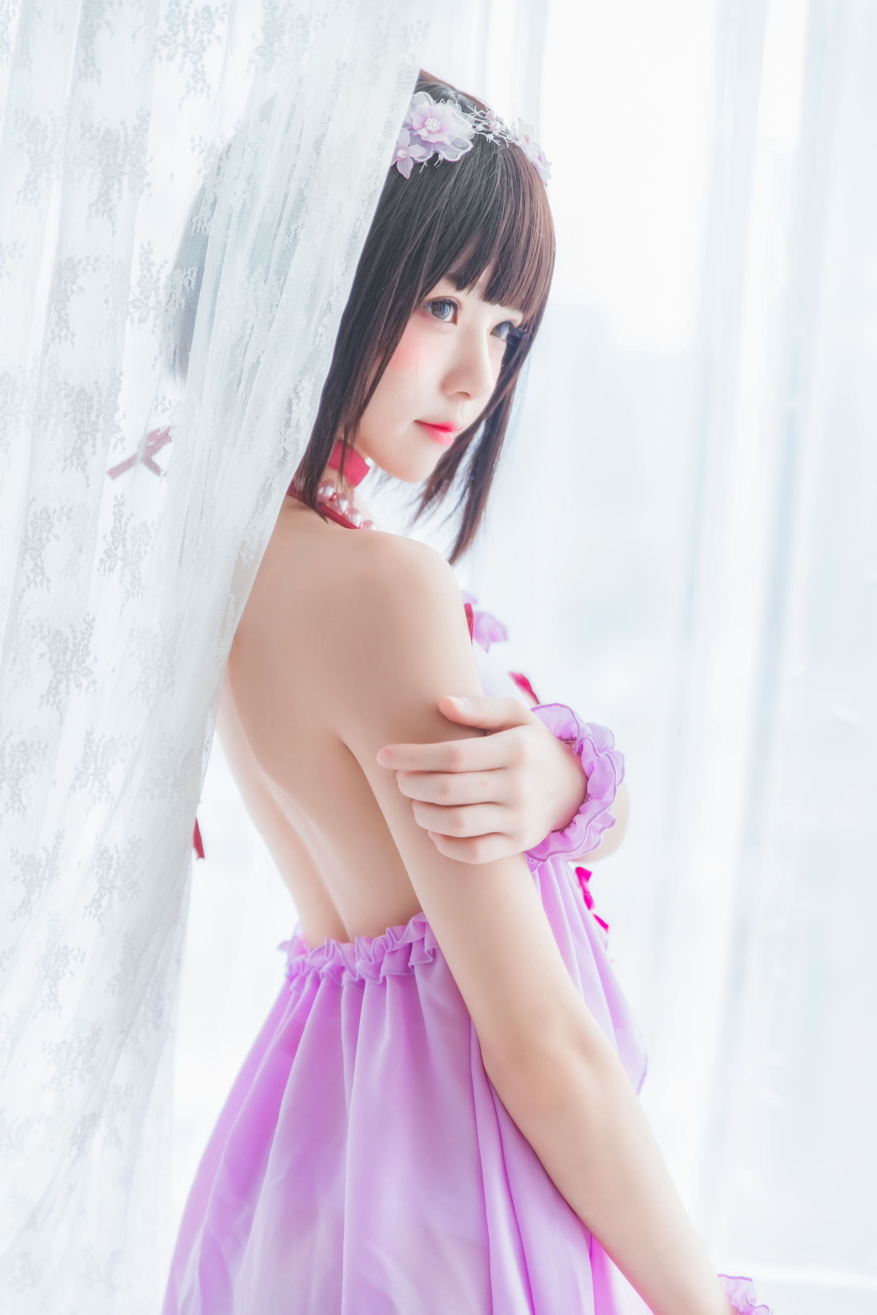 [萝莉COS] 桜桃喵《(加藤惠)小睡裙》