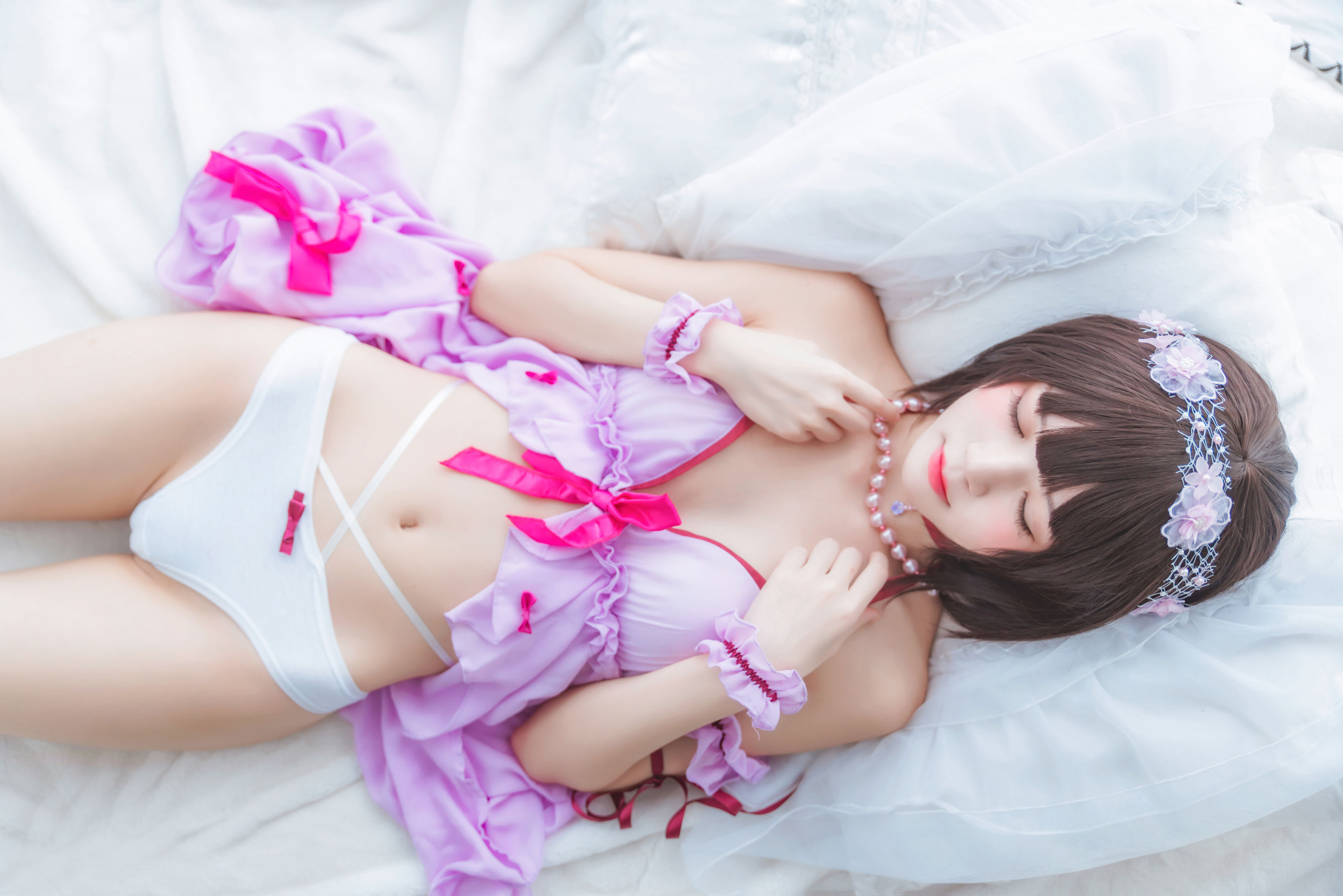 [萝莉COS] 桜桃喵《(加藤惠)小睡裙》