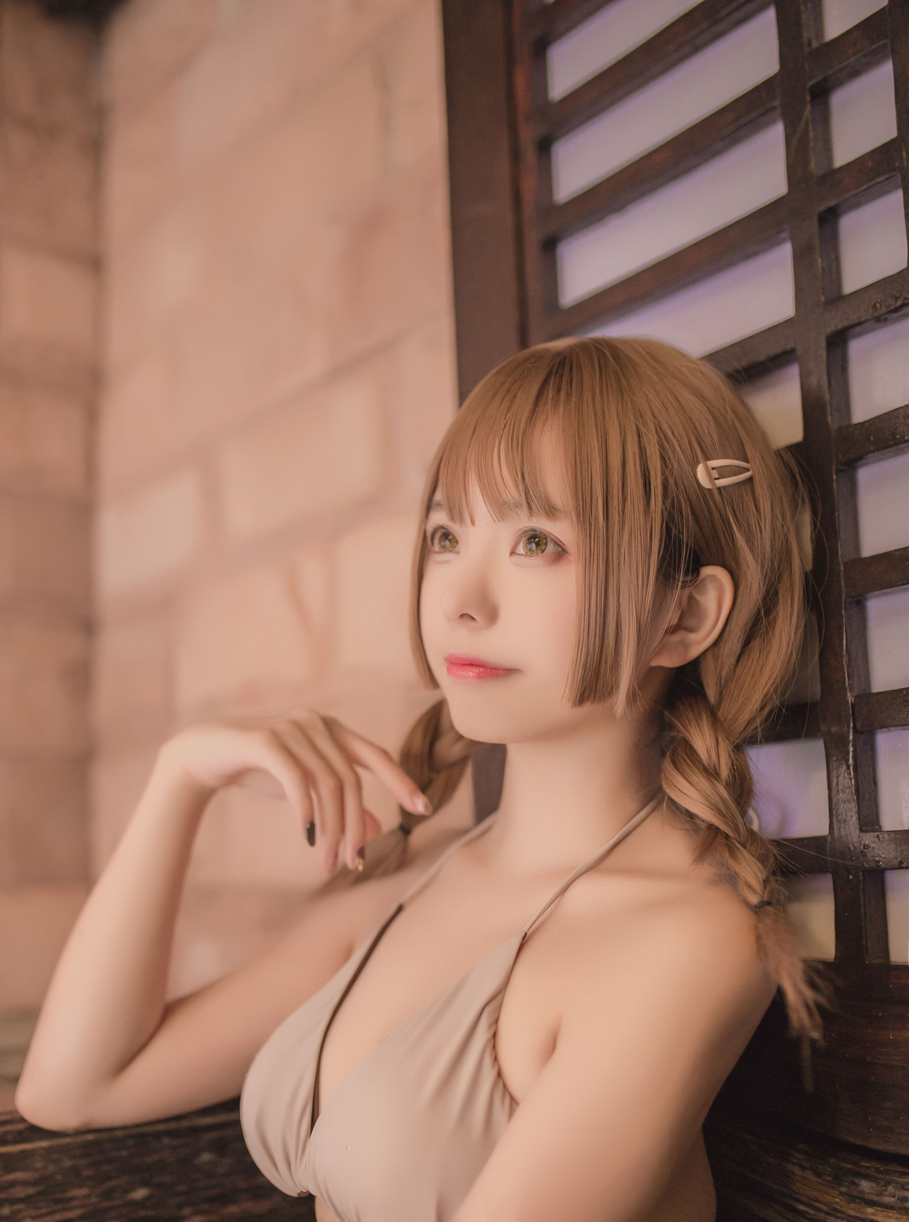 [萝莉COS] Yoko宅夏《妹汤物语(泳装)》