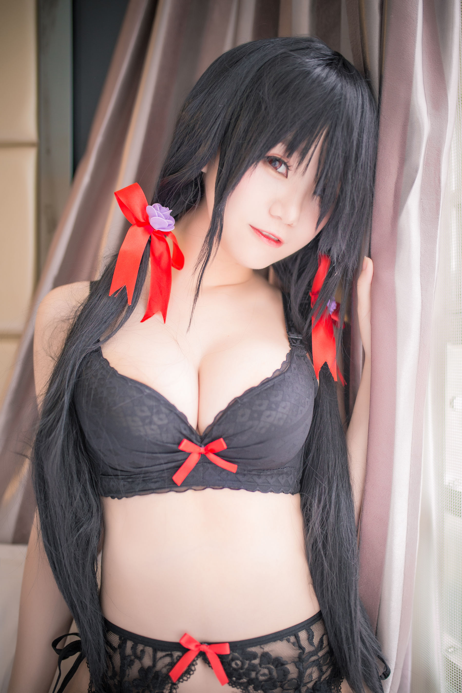 [萝莉COS] Yoko宅夏《狂三内衣》