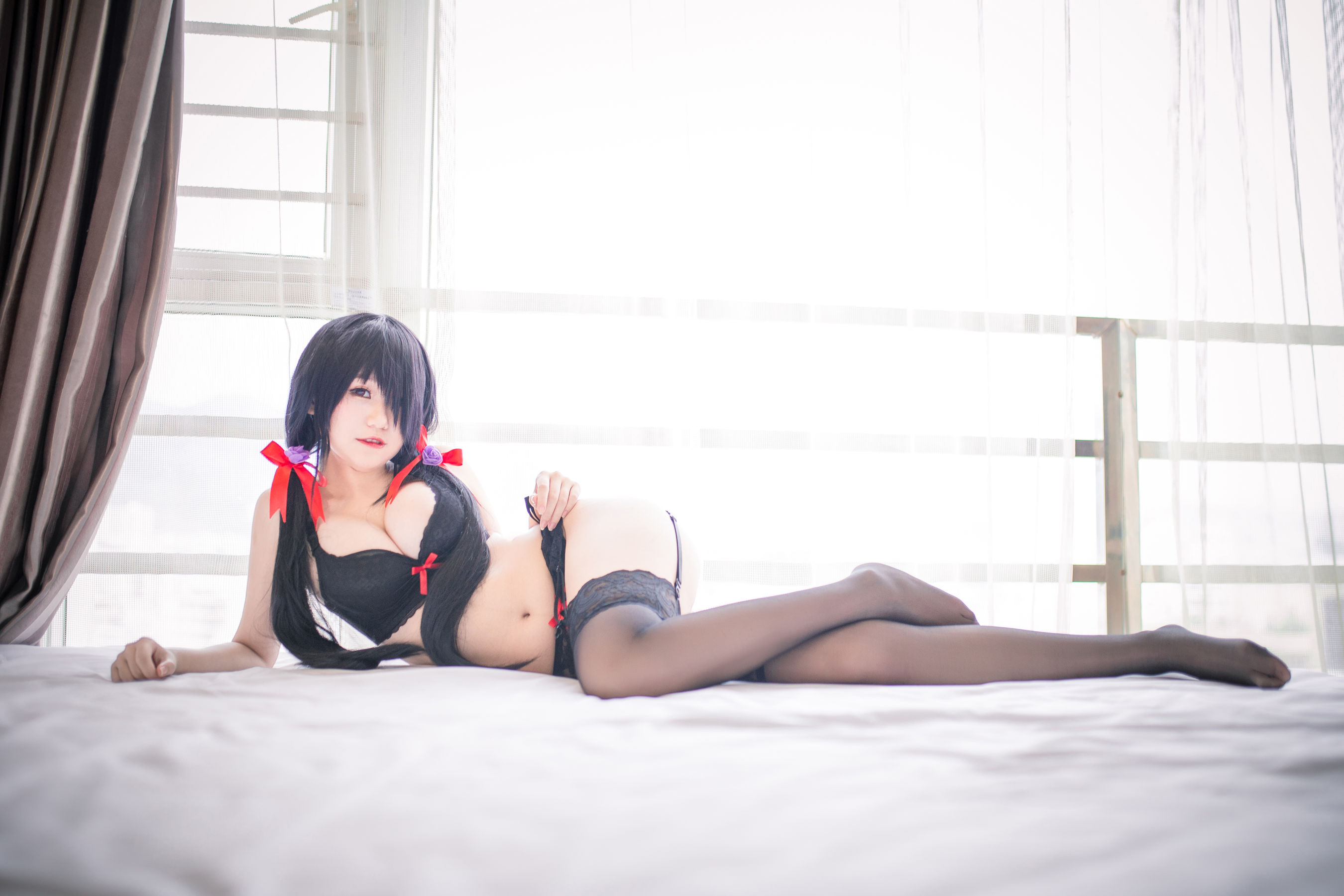 [萝莉COS] Yoko宅夏《狂三内衣》