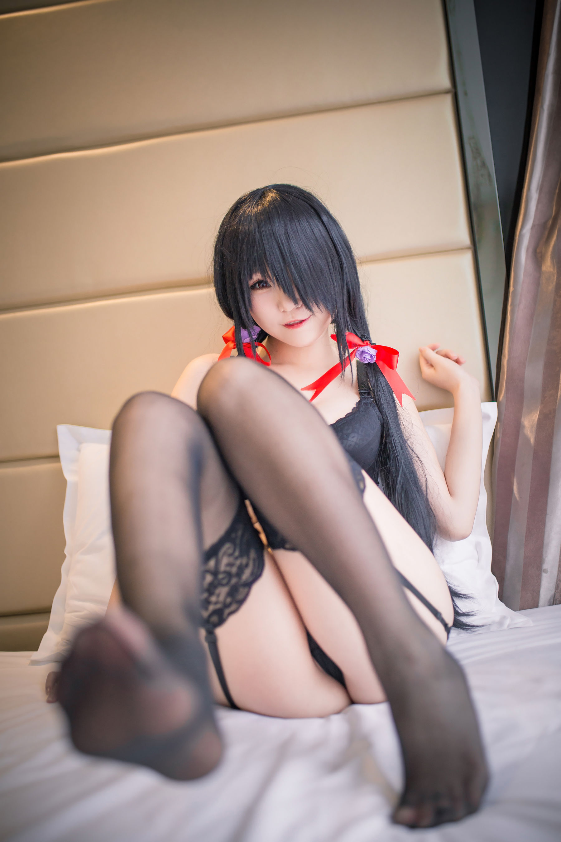[萝莉COS] Yoko宅夏《狂三内衣》