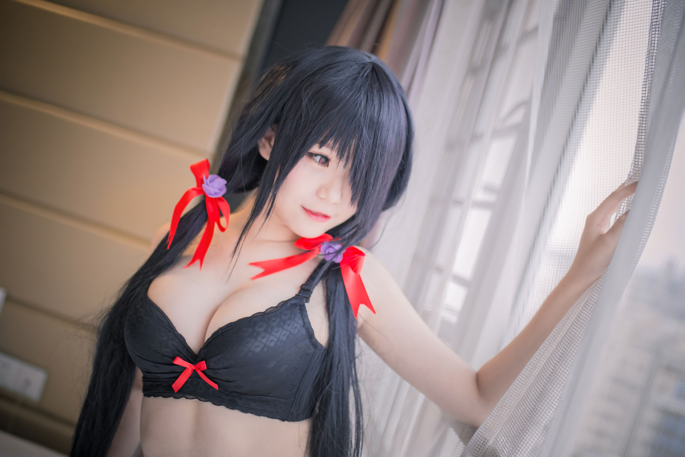 [萝莉COS] Yoko宅夏《狂三内衣》