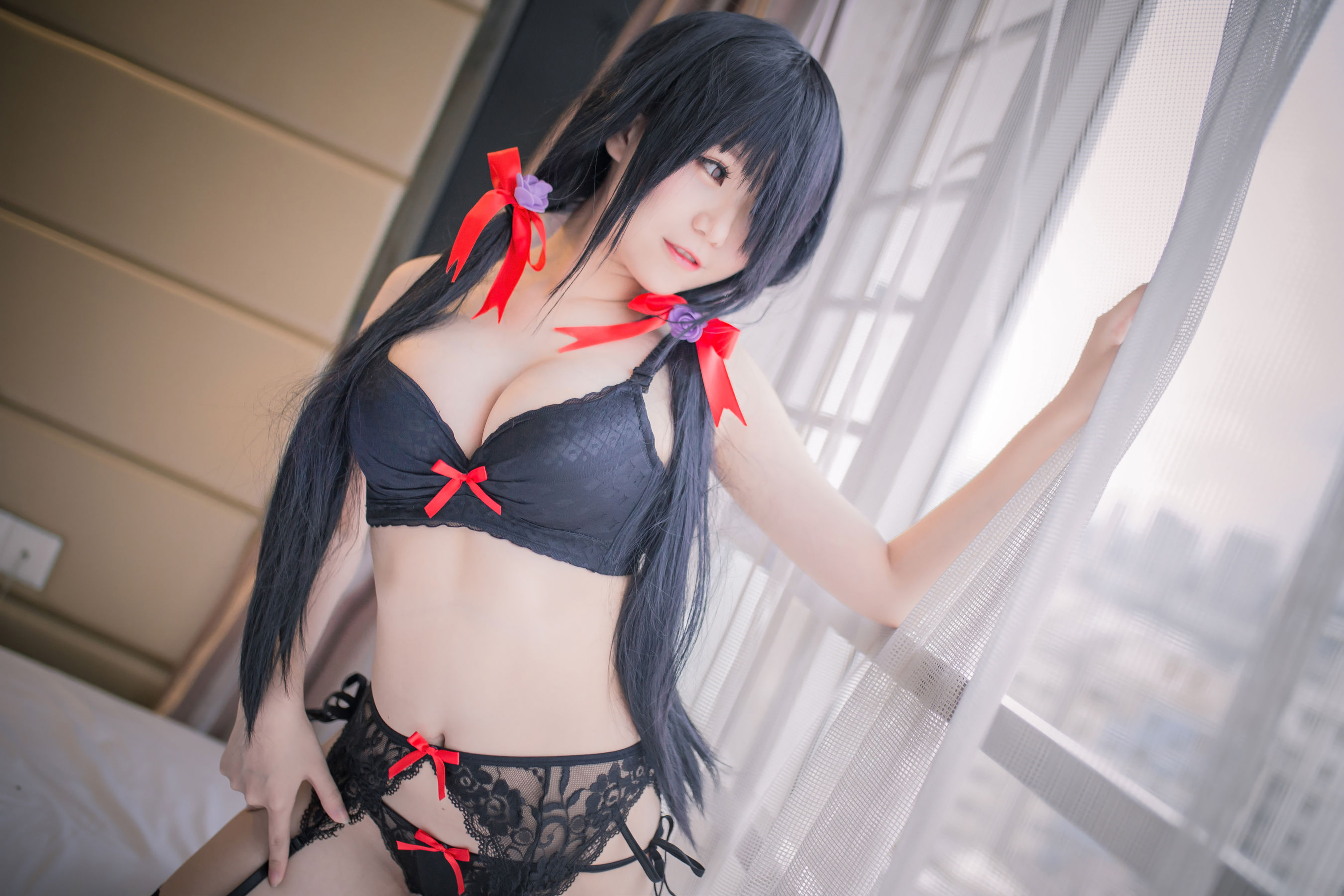 [萝莉COS] Yoko宅夏《狂三内衣》