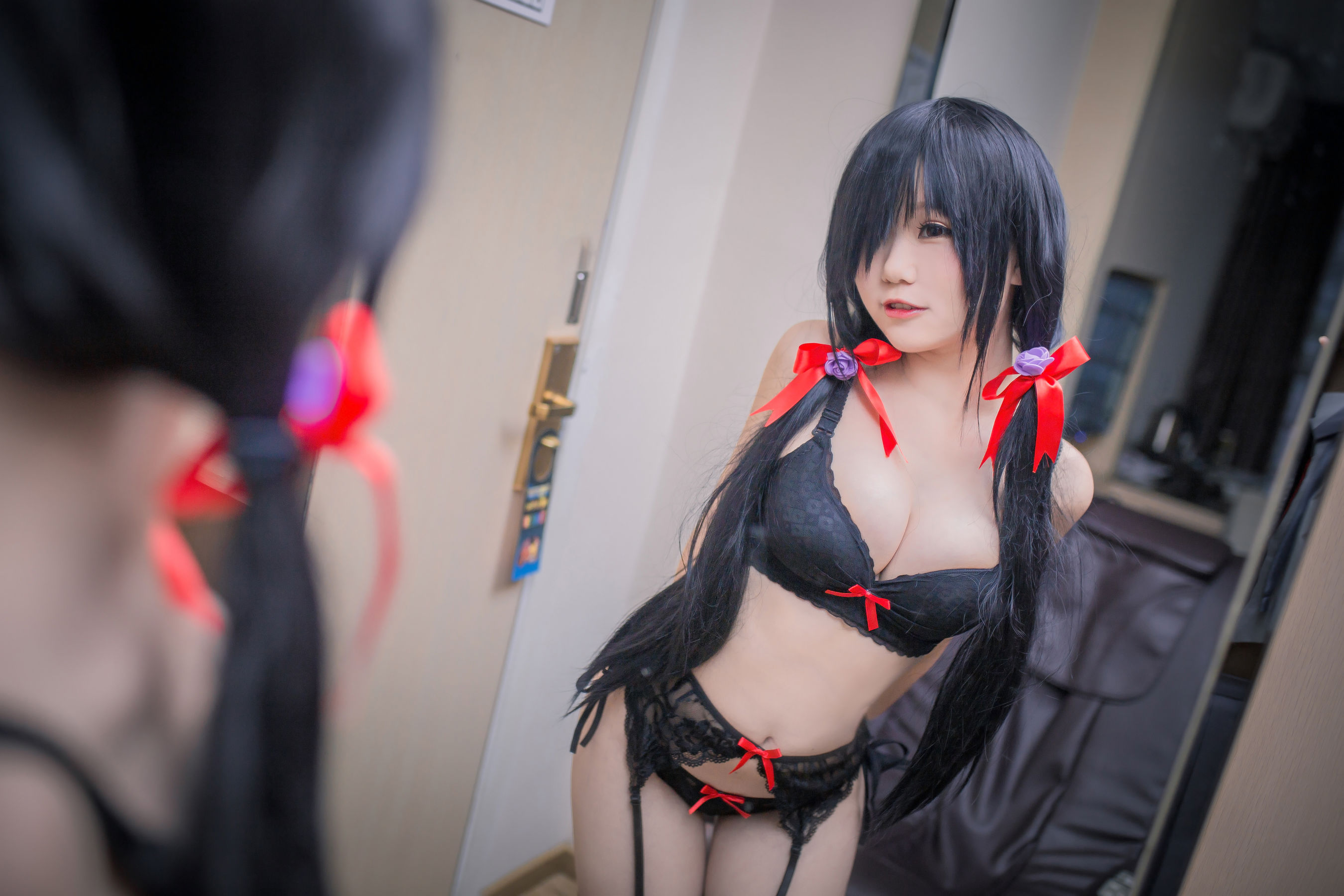 [萝莉COS] Yoko宅夏《狂三内衣》