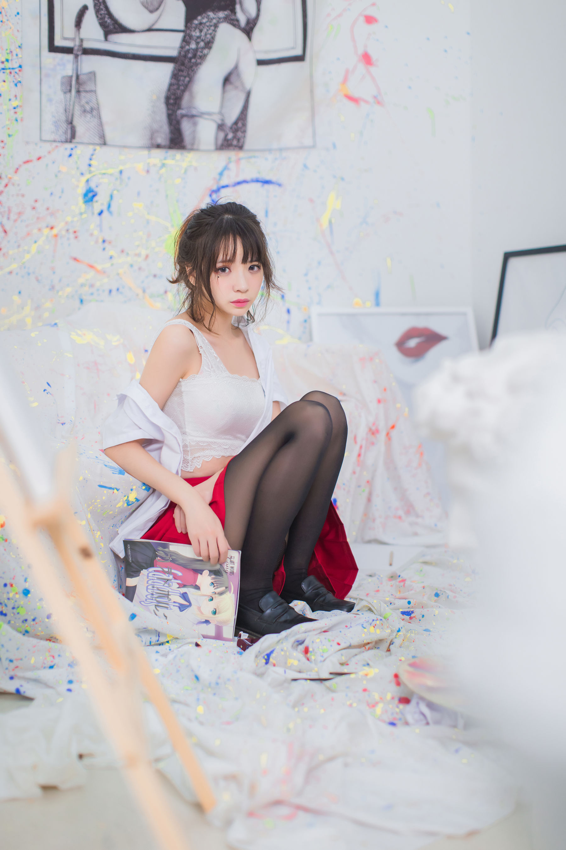 [萝莉COS] 疯猫ss《黑丝 ? JK ? 少女》