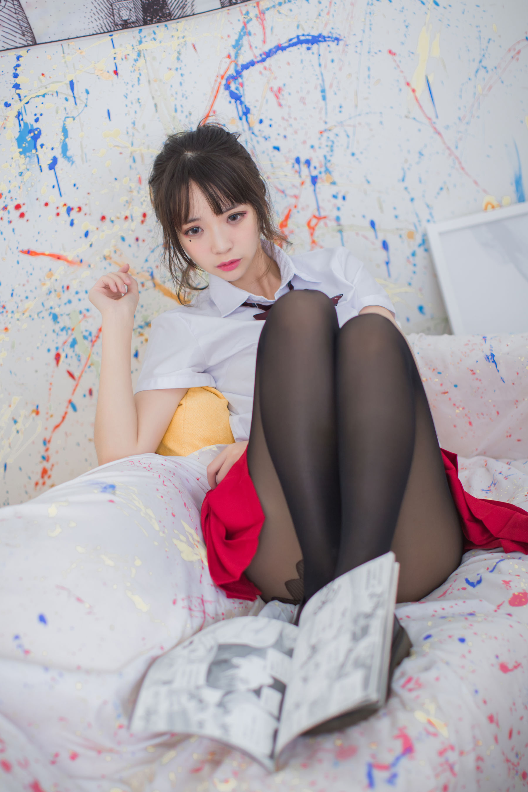 [萝莉COS] 疯猫ss《黑丝 ? JK ? 少女》