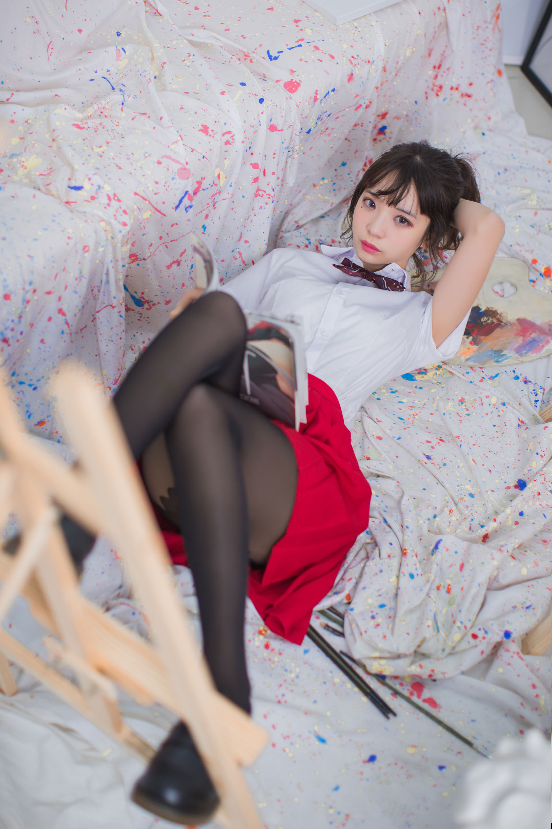 [萝莉COS] 疯猫ss《黑丝 ? JK ? 少女》