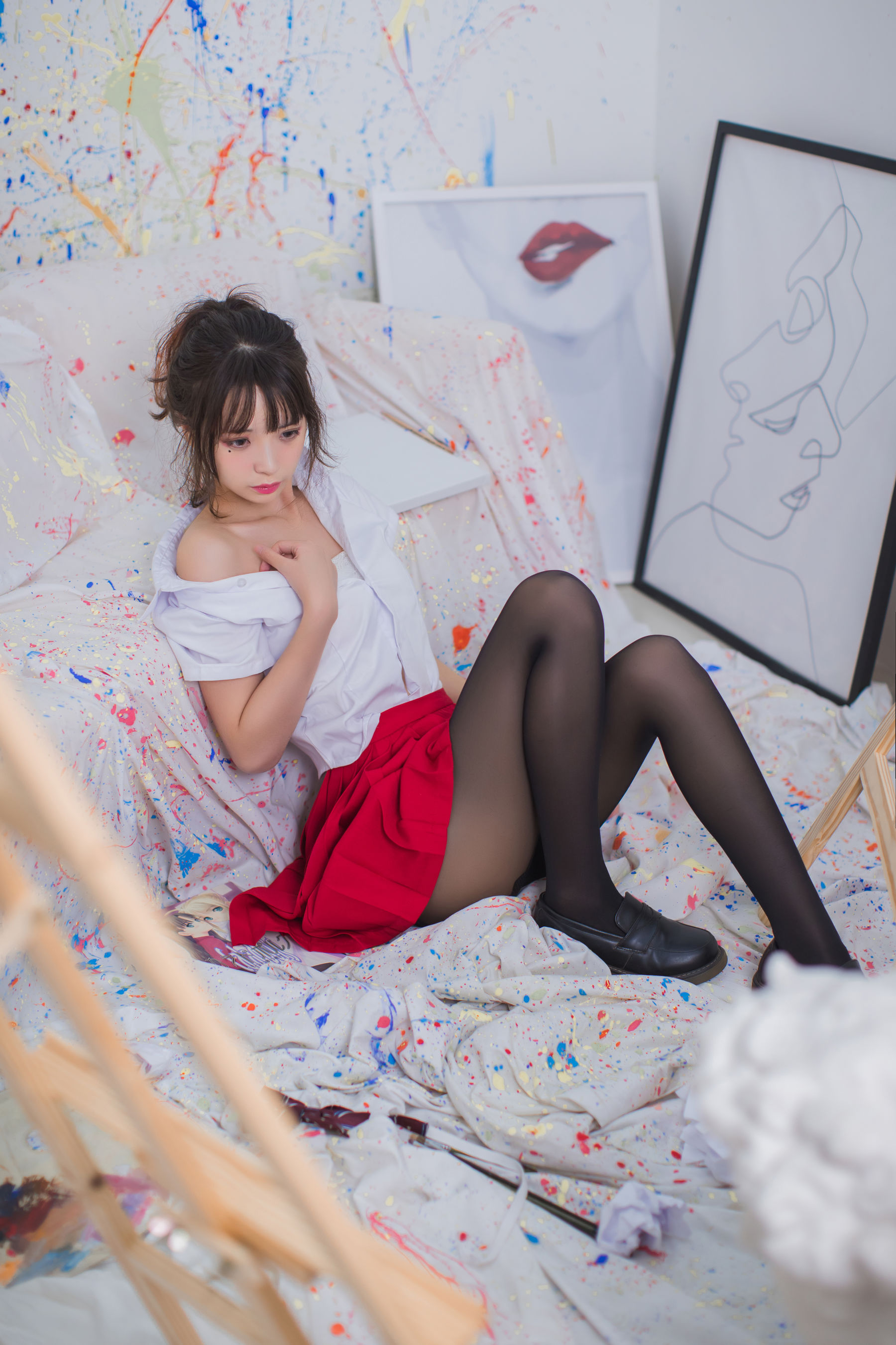 [萝莉COS] 疯猫ss《黑丝 ? JK ? 少女》