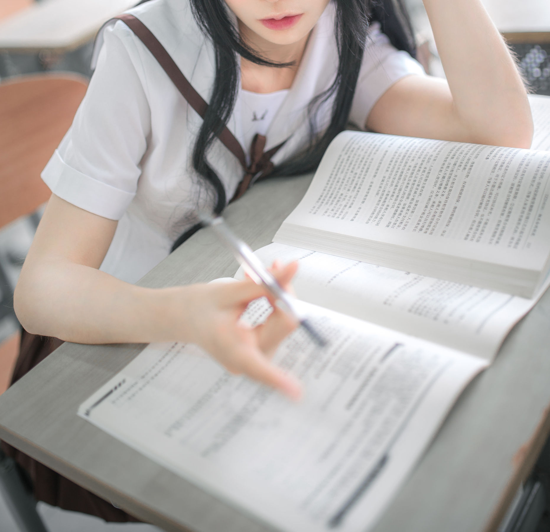 [萝莉COS] 疯猫ss《水手服和睡衣》