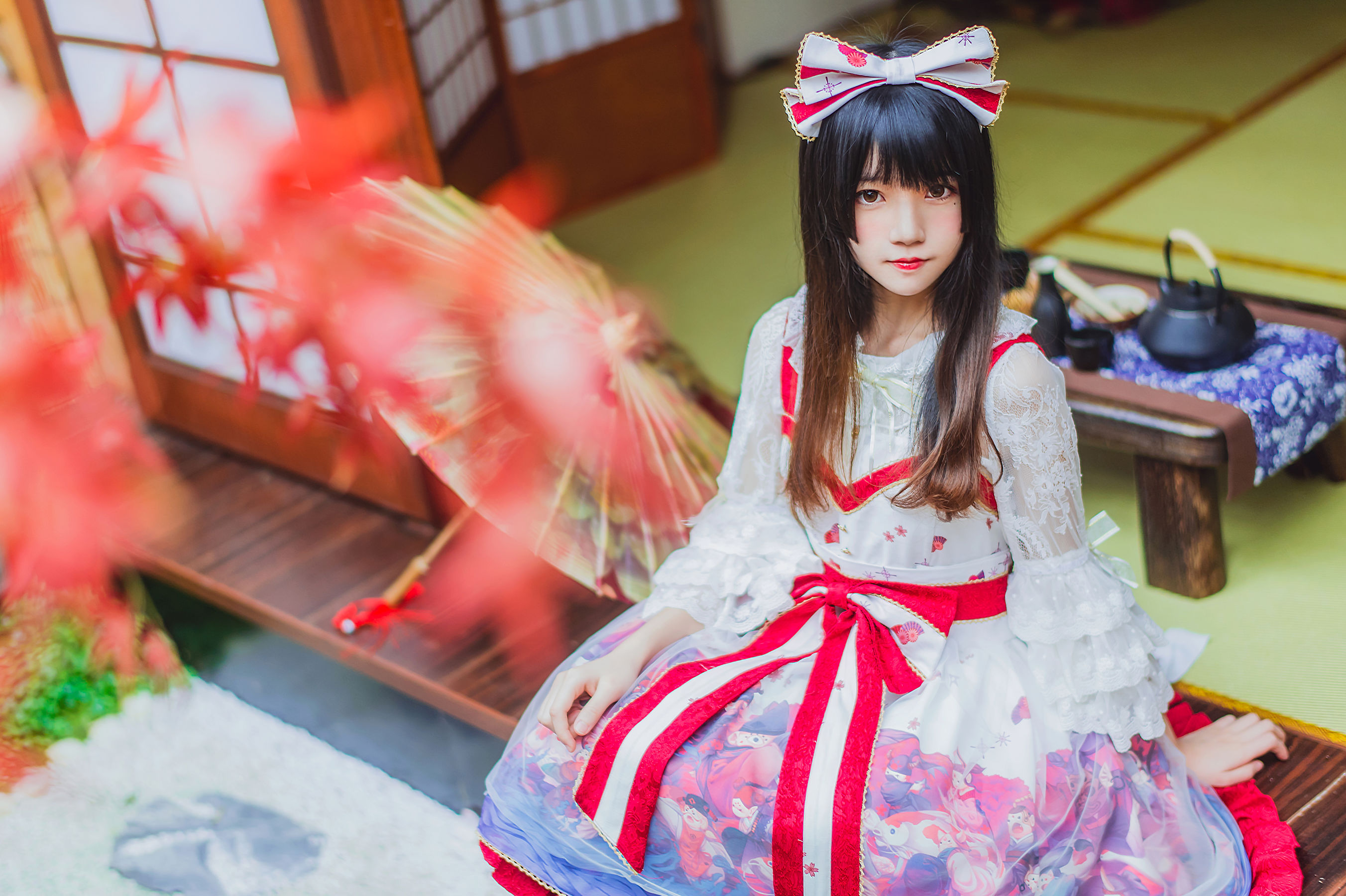 [萝莉COS] 桜桃喵《和风lolita》