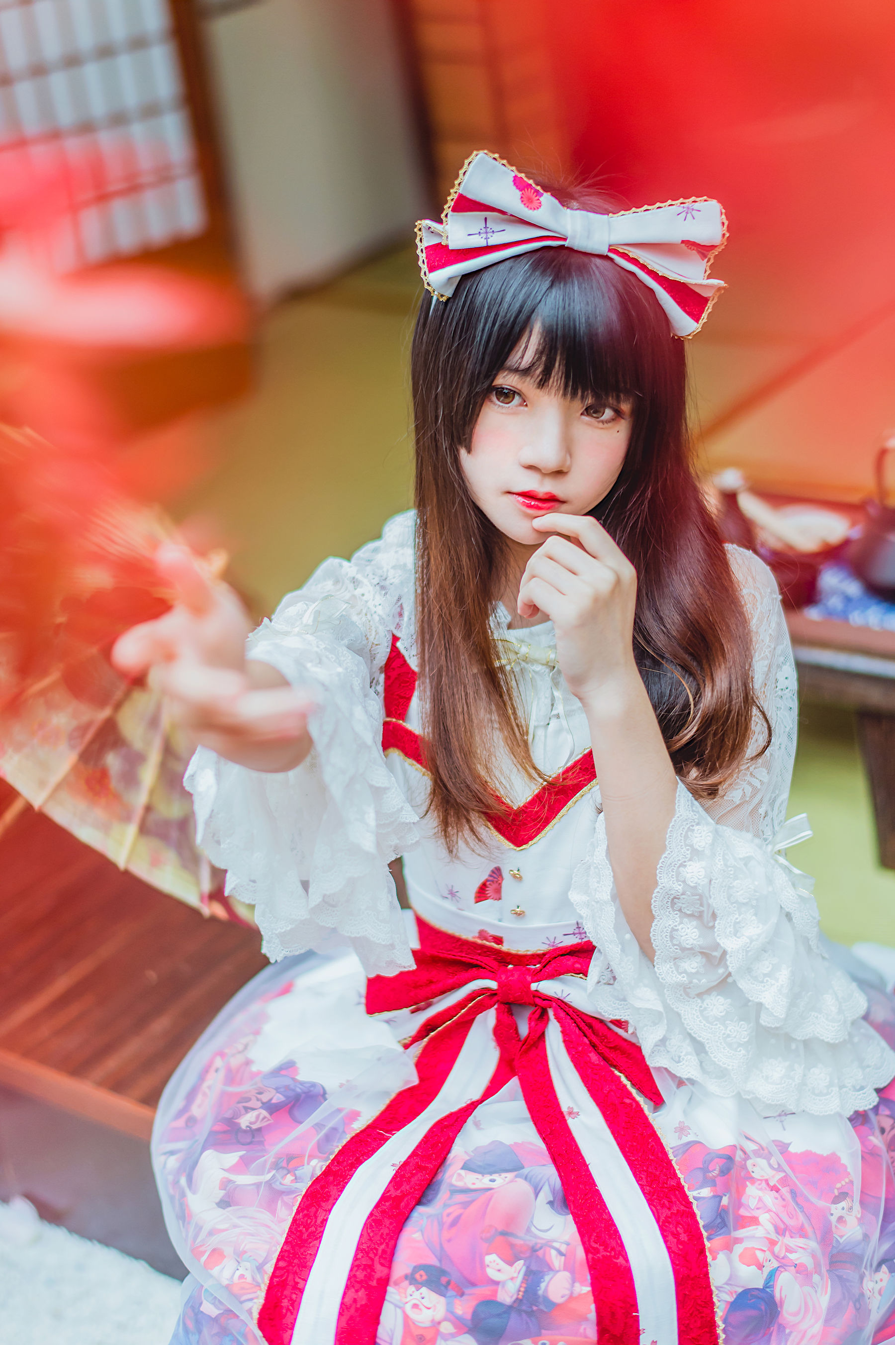 [萝莉COS] 桜桃喵《和风lolita》