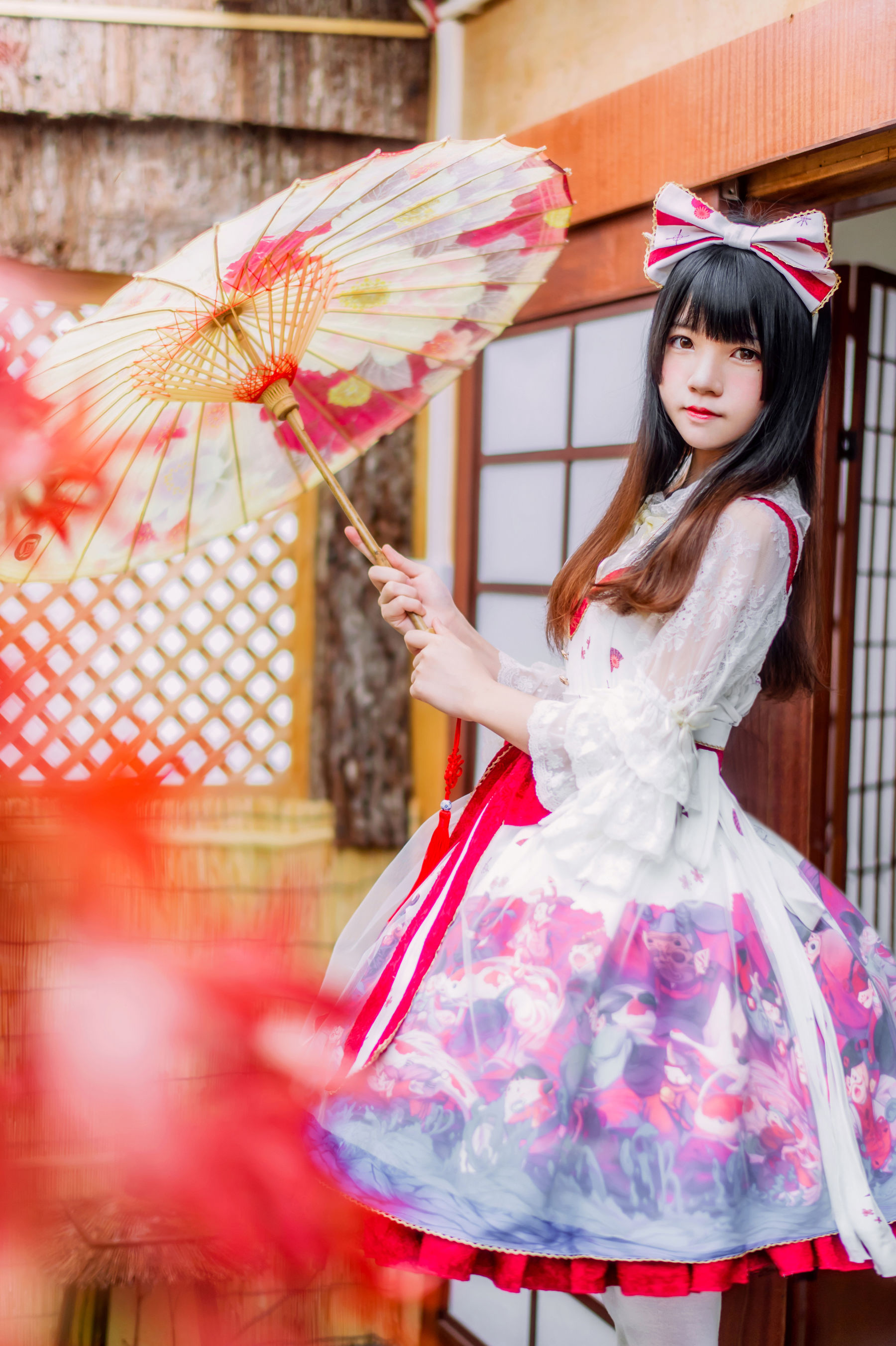 [萝莉COS] 桜桃喵《和风lolita》