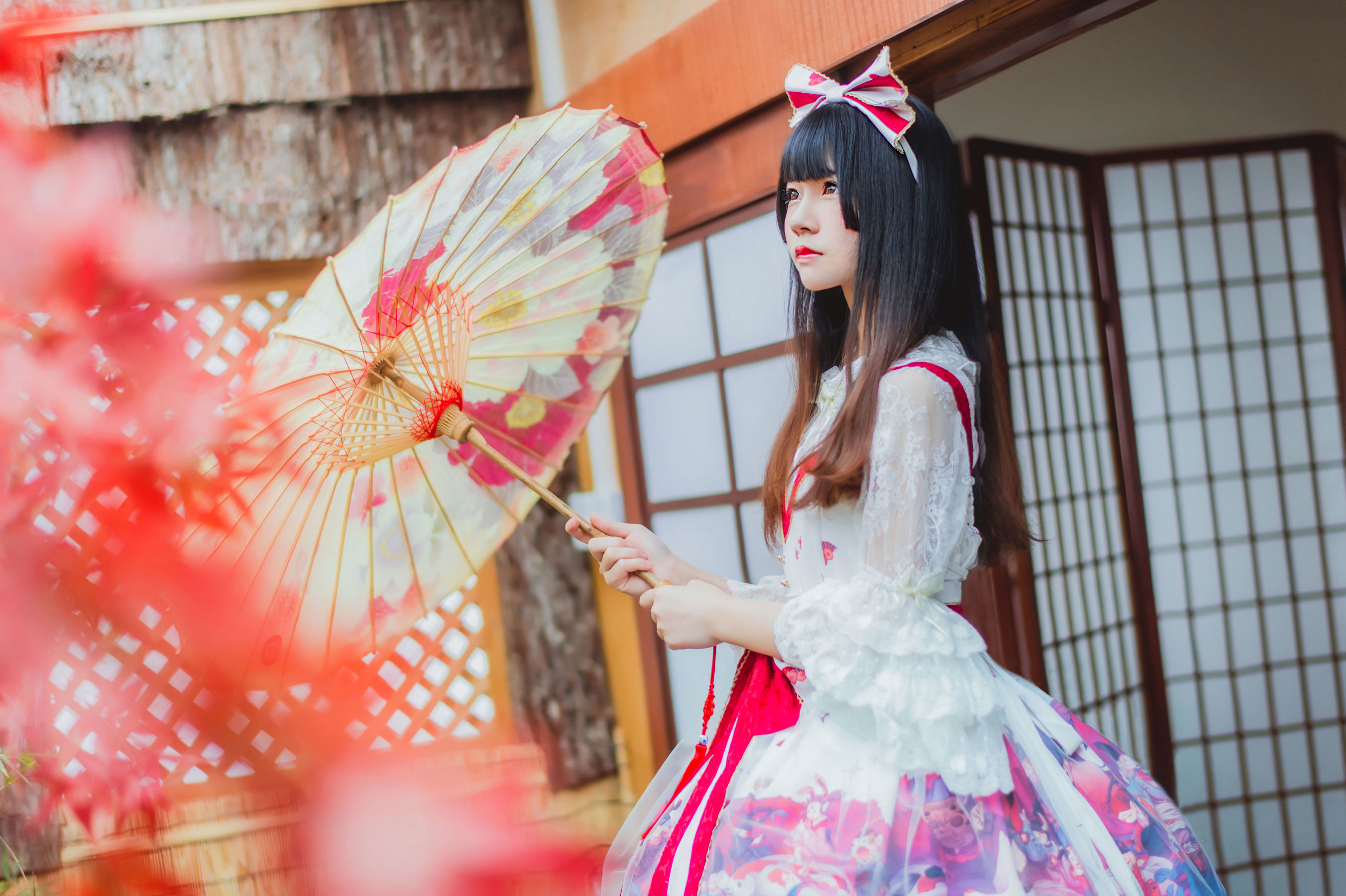 [萝莉COS] 桜桃喵《和风lolita》