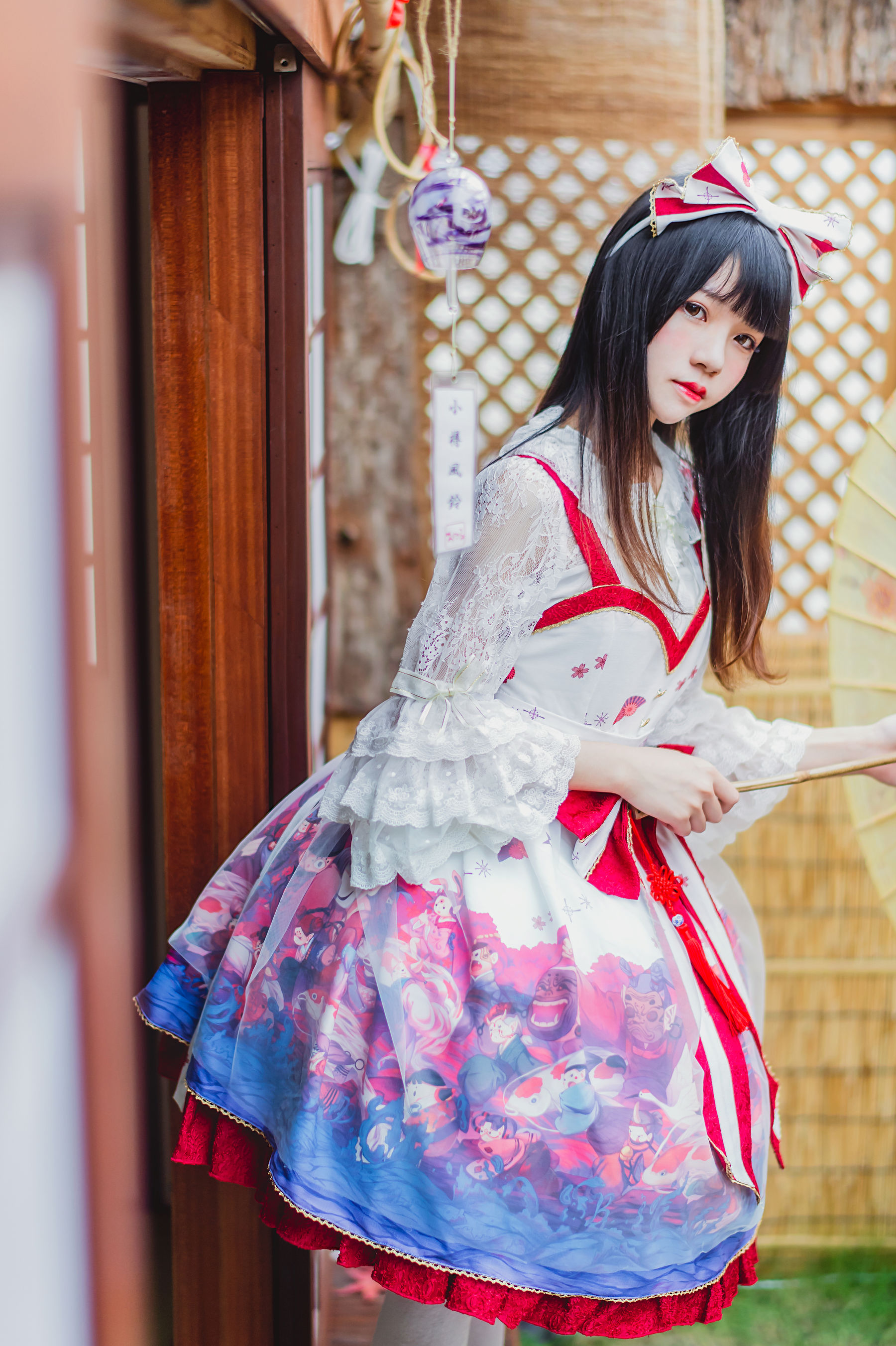 [萝莉COS] 桜桃喵《和风lolita》