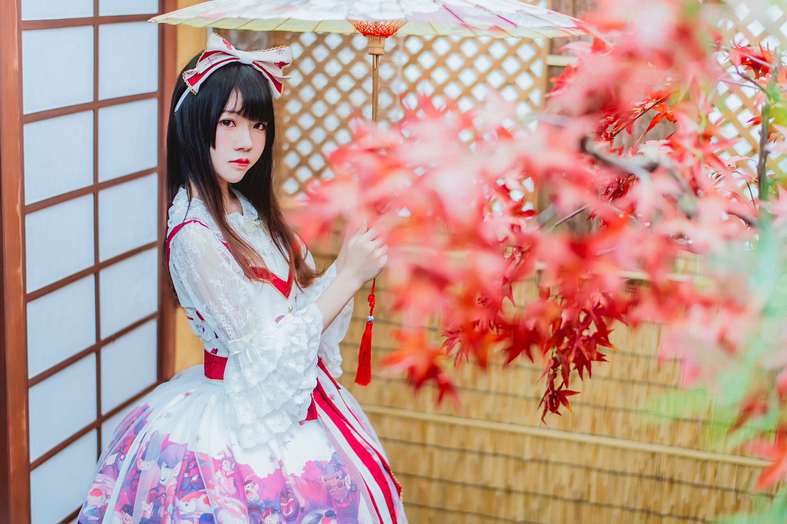 [萝莉COS] 桜桃喵《和风lolita》