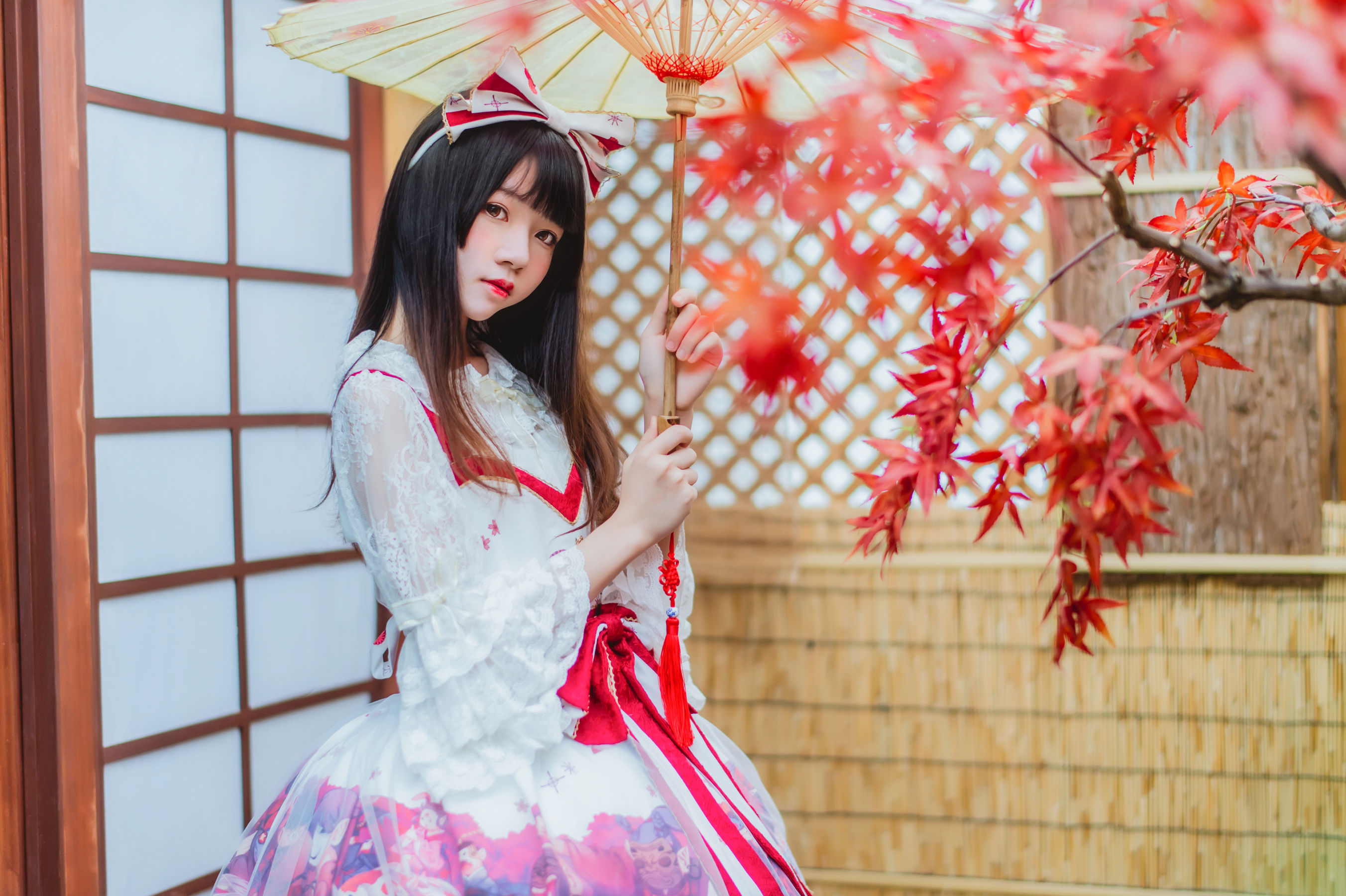[萝莉COS] 桜桃喵《和风lolita》