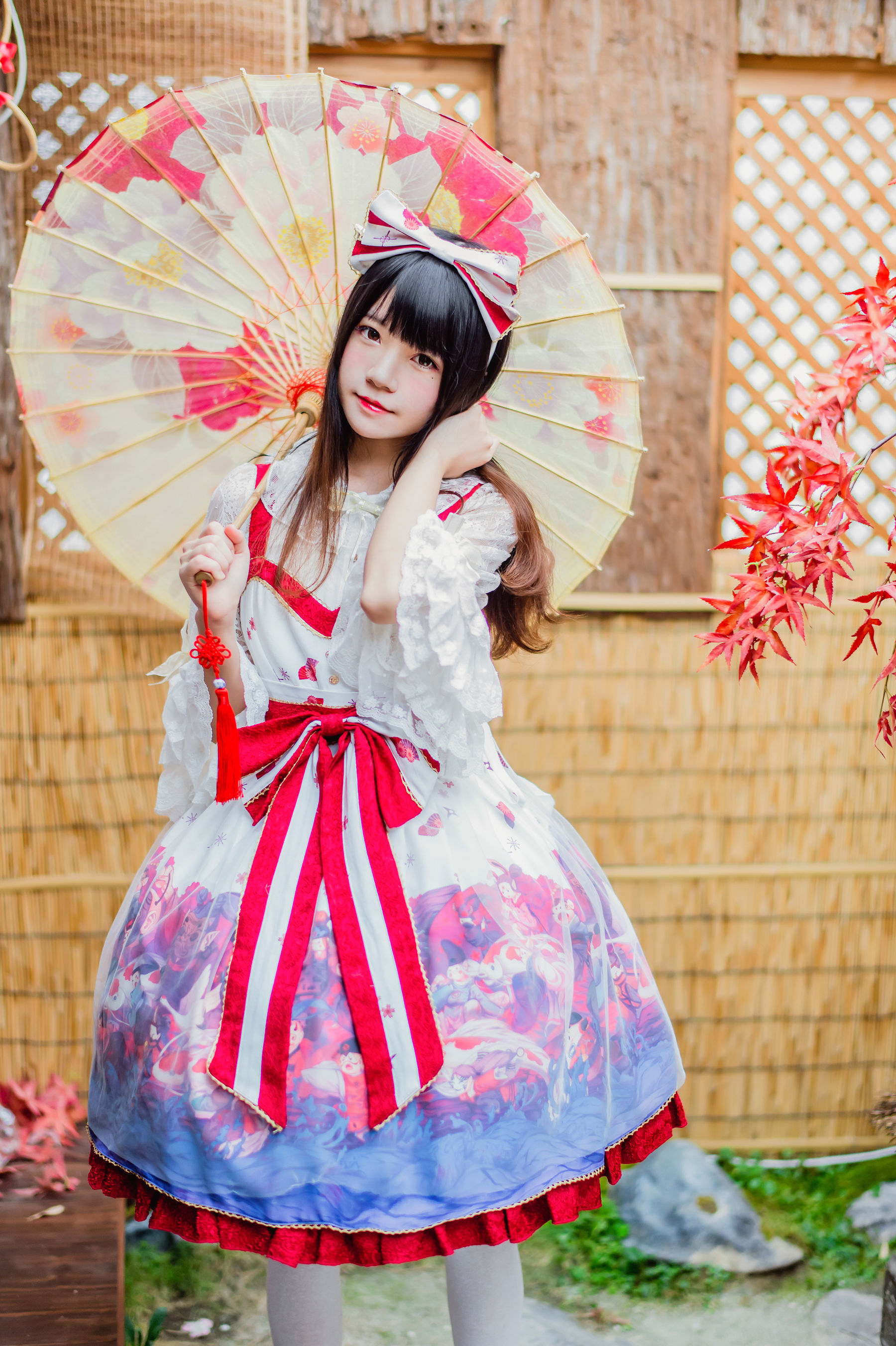 [萝莉COS] 桜桃喵《和风lolita》