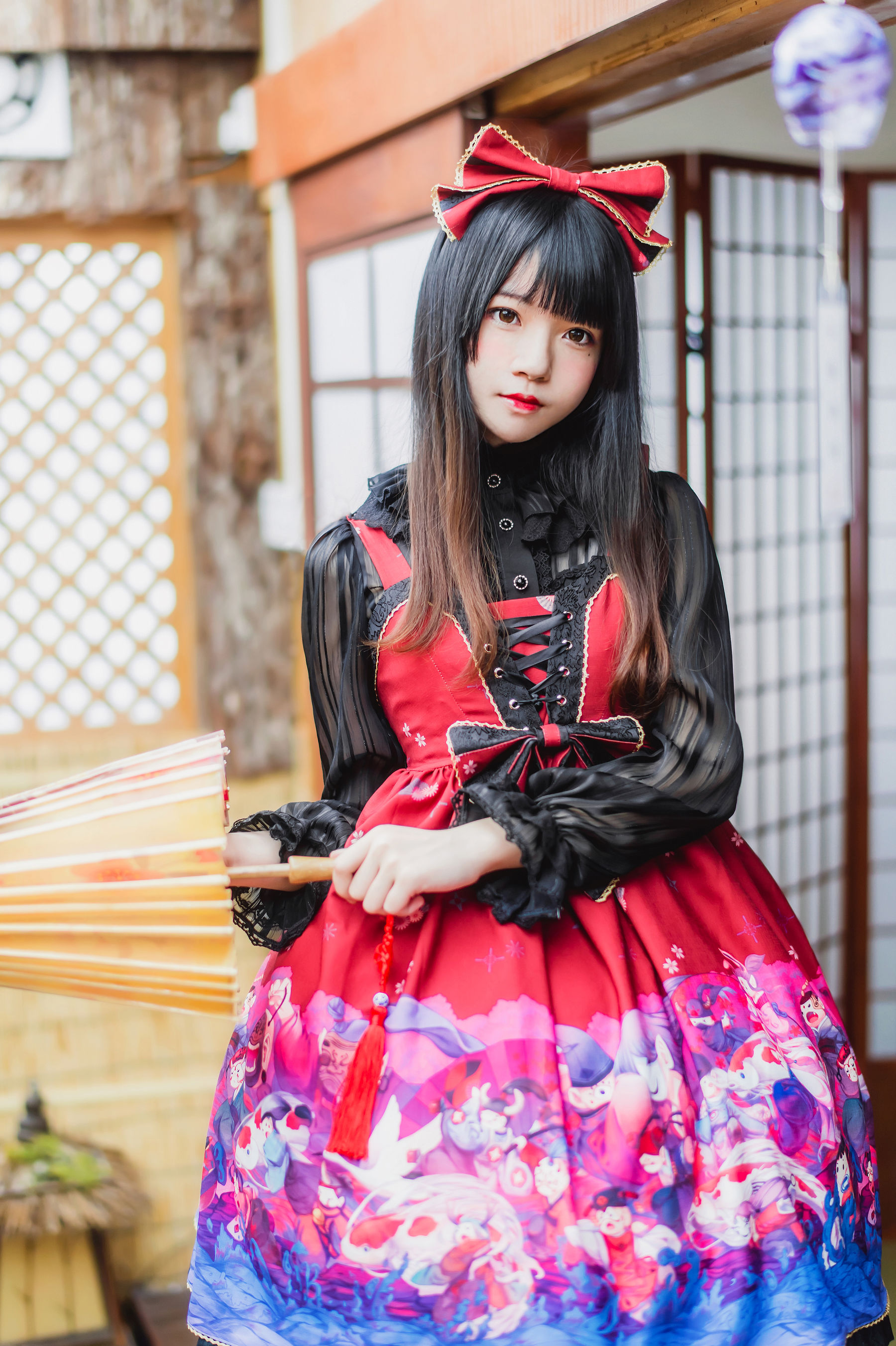 [萝莉COS] 桜桃喵《和风lolita》