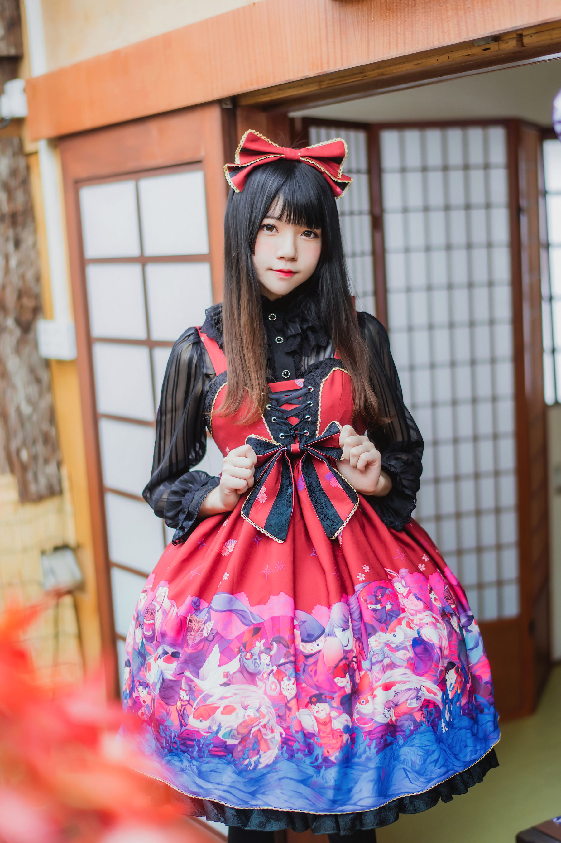 [萝莉COS] 桜桃喵《和风lolita》