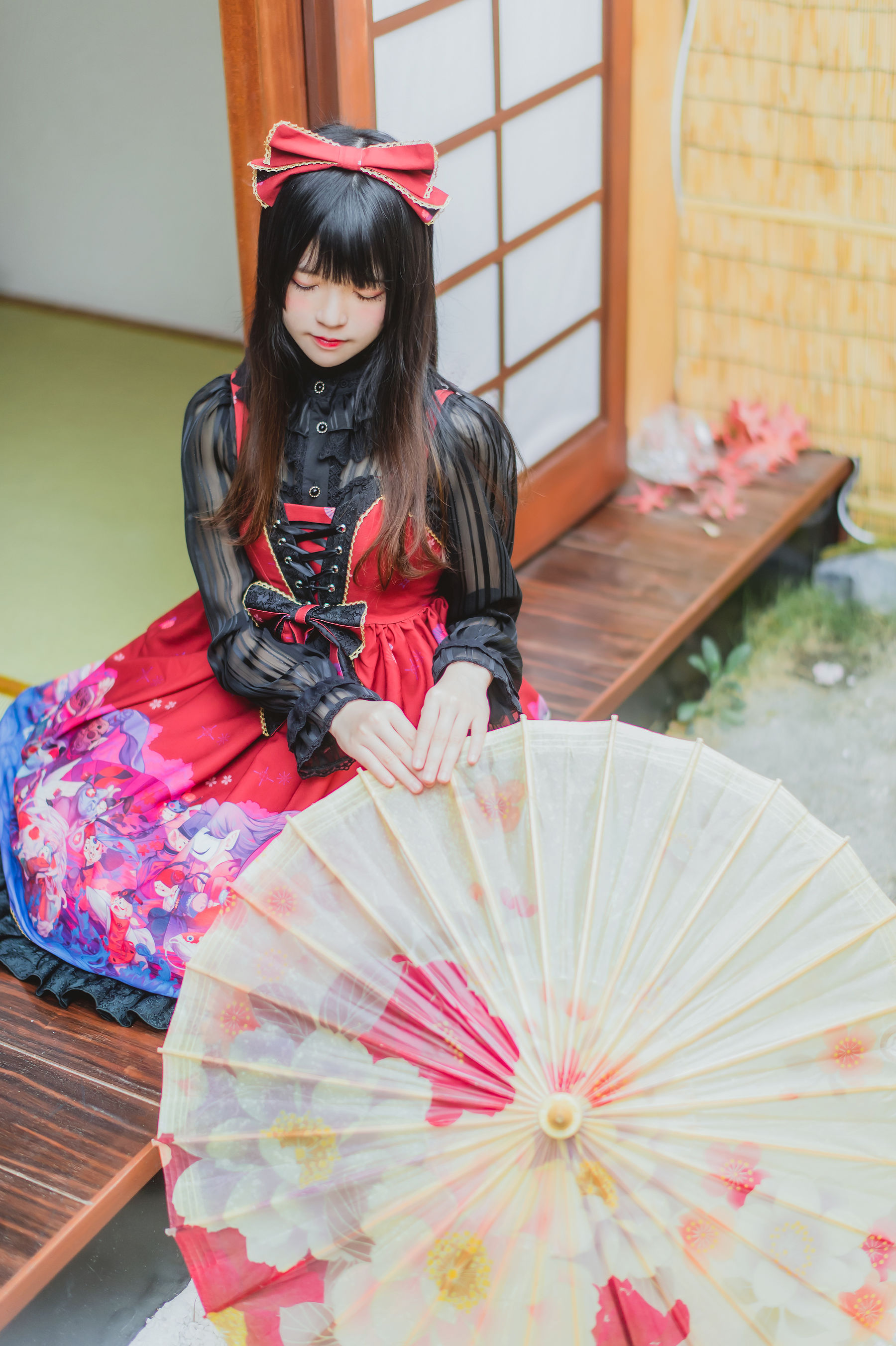 [萝莉COS] 桜桃喵《和风lolita》