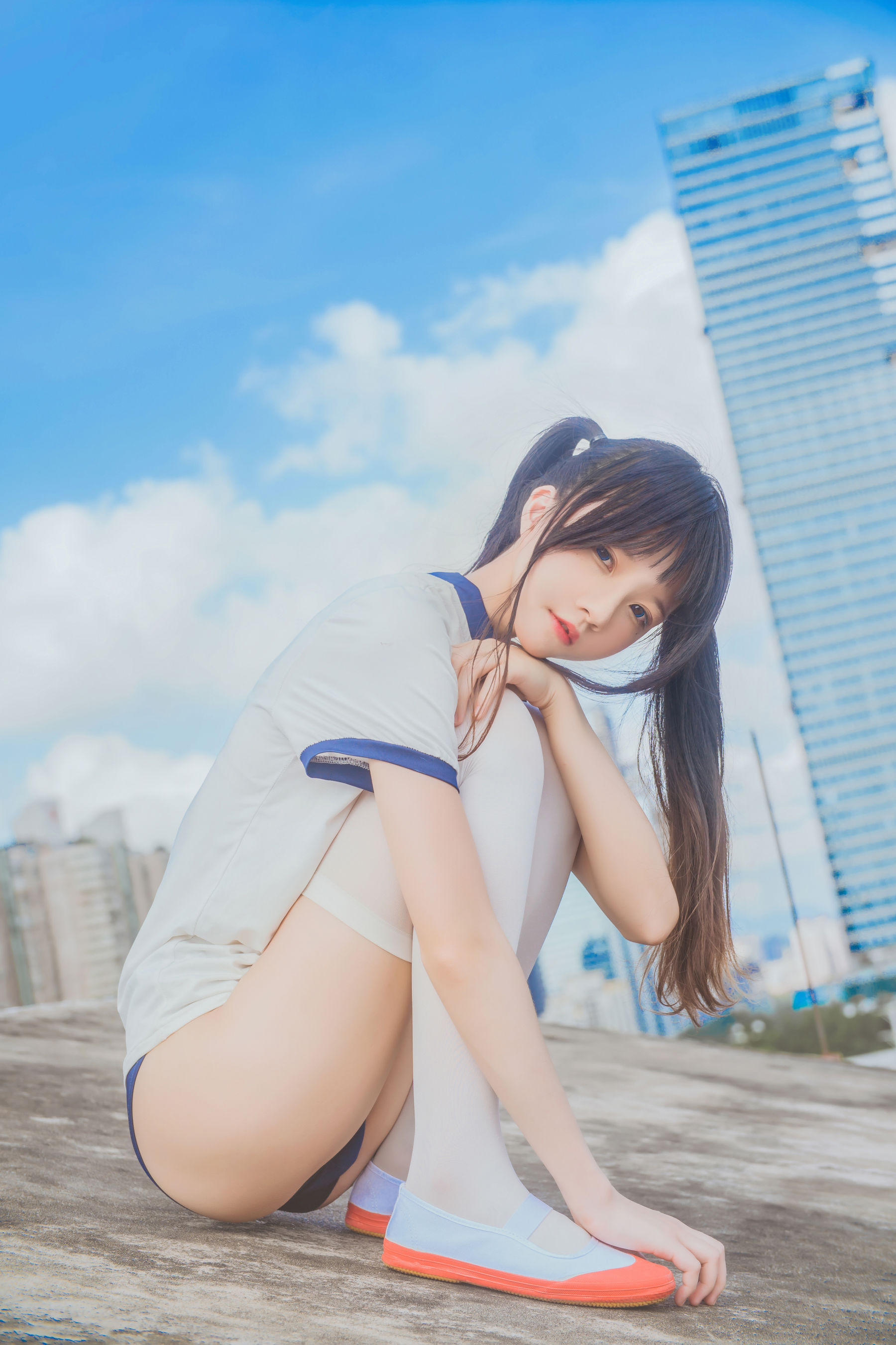 [萝莉COS] 桜桃喵《体操服》