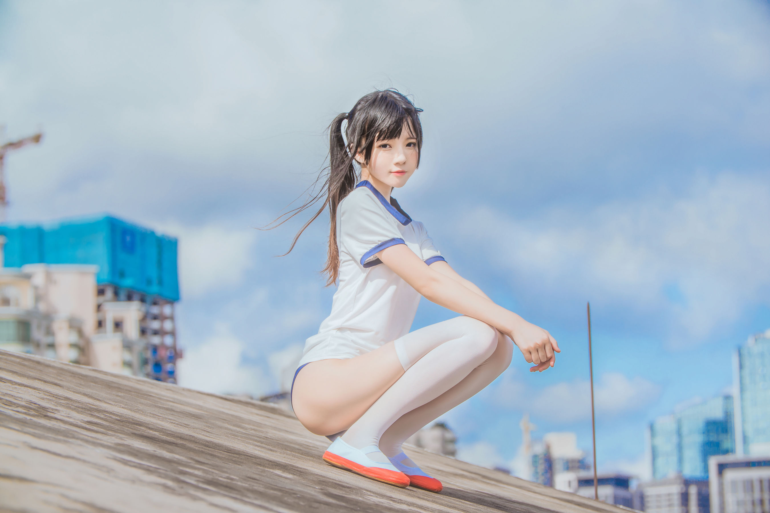 [萝莉COS] 桜桃喵《体操服》