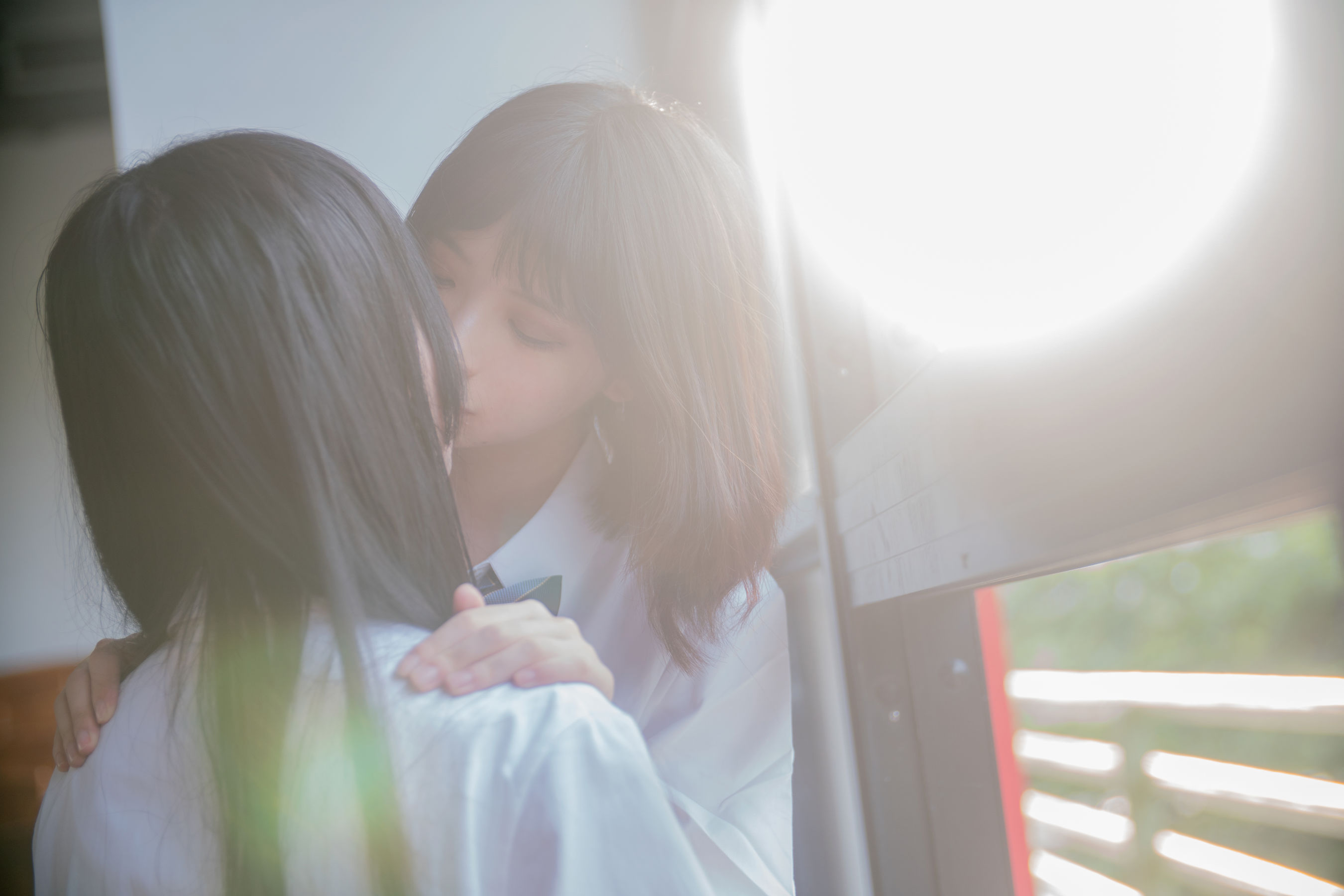 [萝莉COS] 桜桃喵&疯猫ss《JK百合》