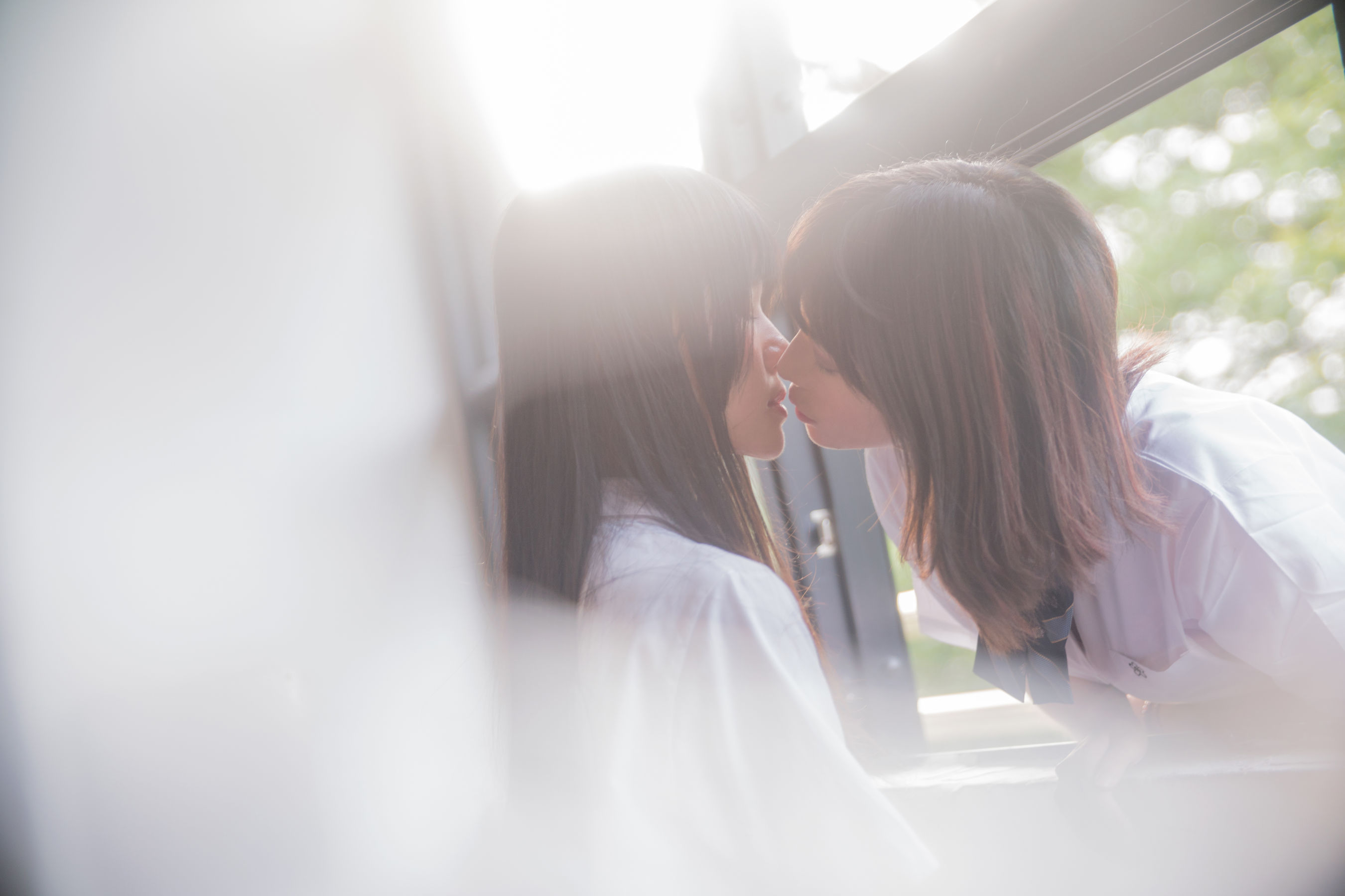 [萝莉COS] 桜桃喵&疯猫ss《JK百合》