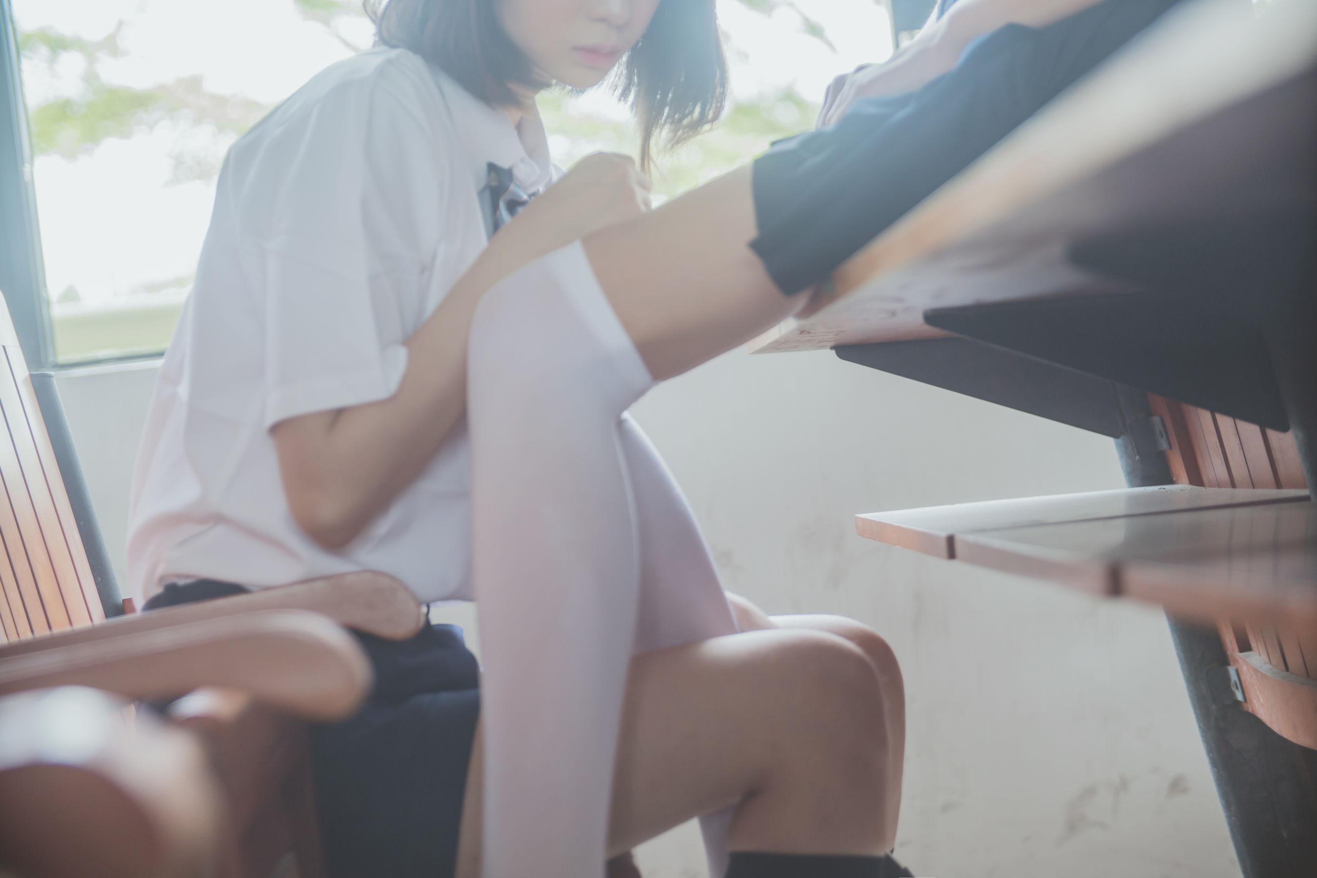 [萝莉COS] 桜桃喵&疯猫ss《JK百合》