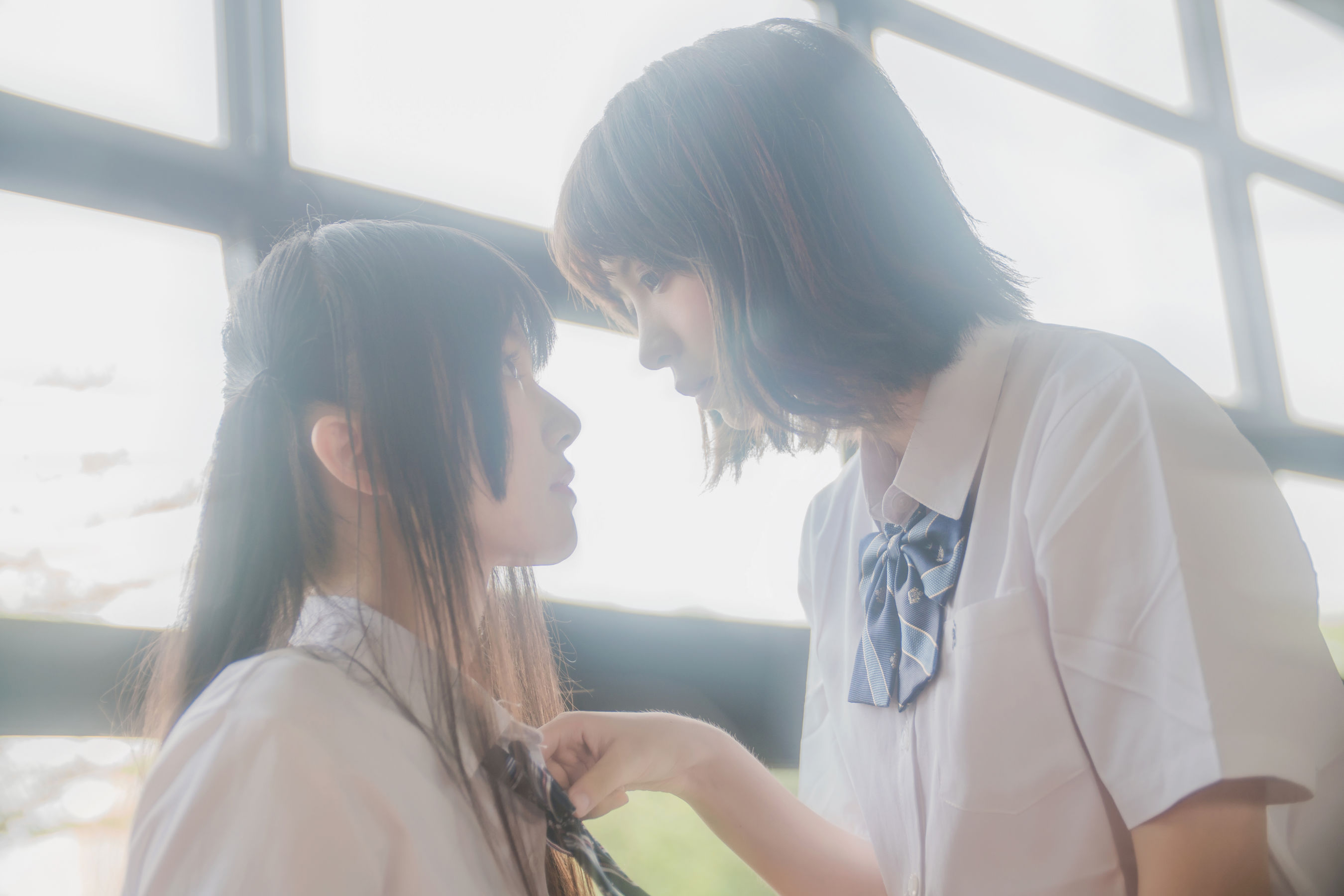 [萝莉COS] 桜桃喵&疯猫ss《JK百合》