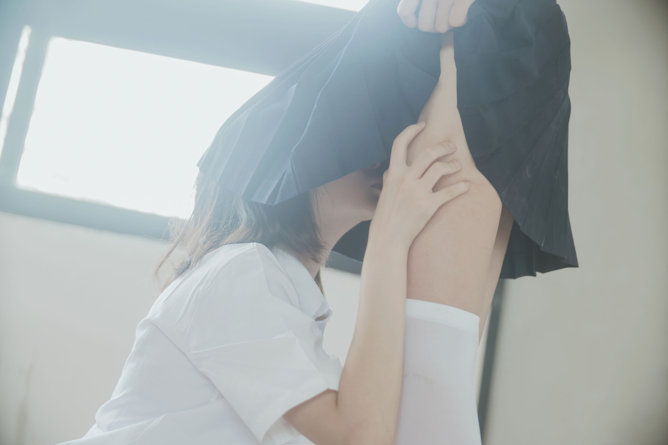 [萝莉COS] 桜桃喵&疯猫ss《JK百合》