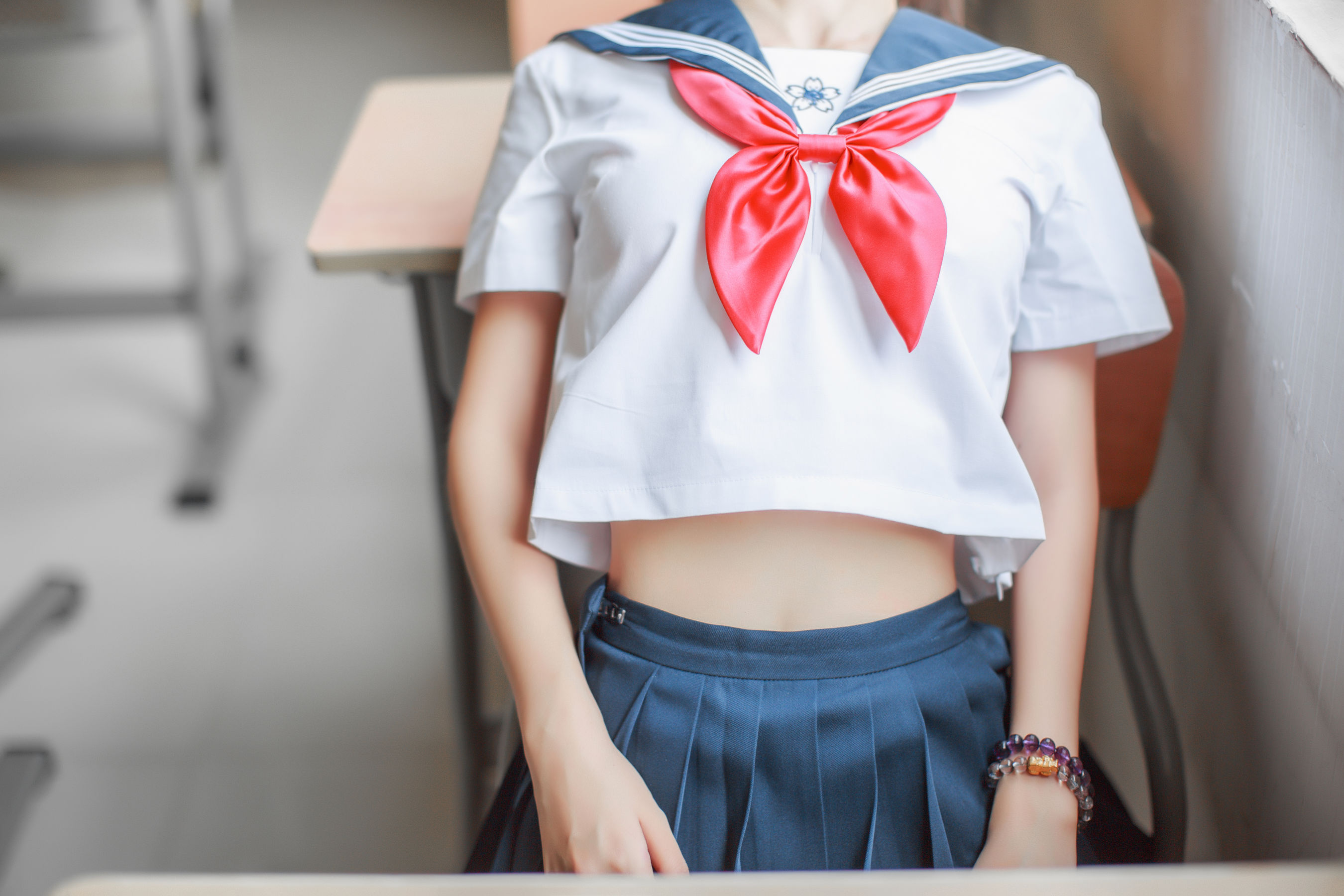 [萝莉COS] 疯猫ss《同桌的水手服》