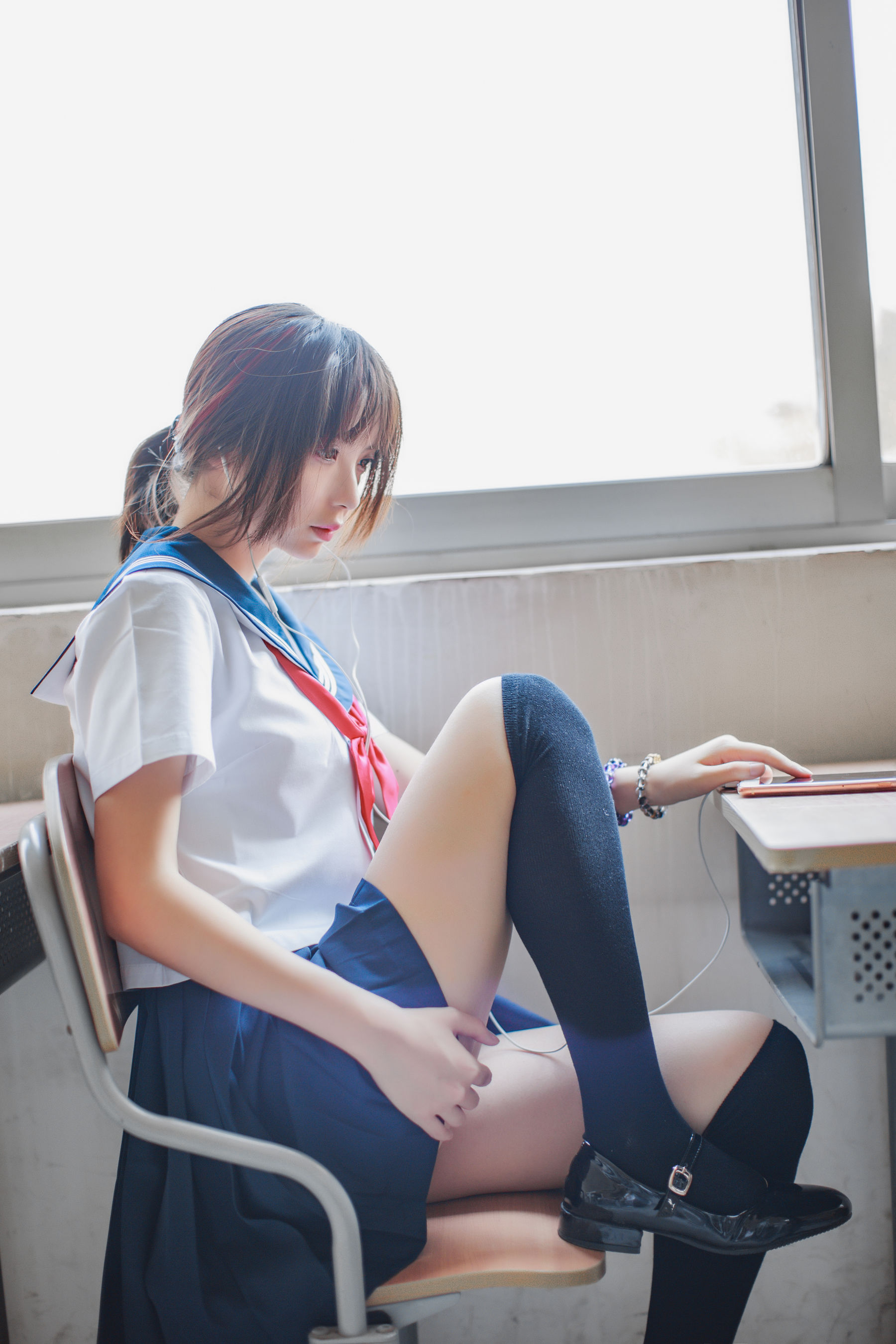 [萝莉COS] 疯猫ss《同桌的水手服》