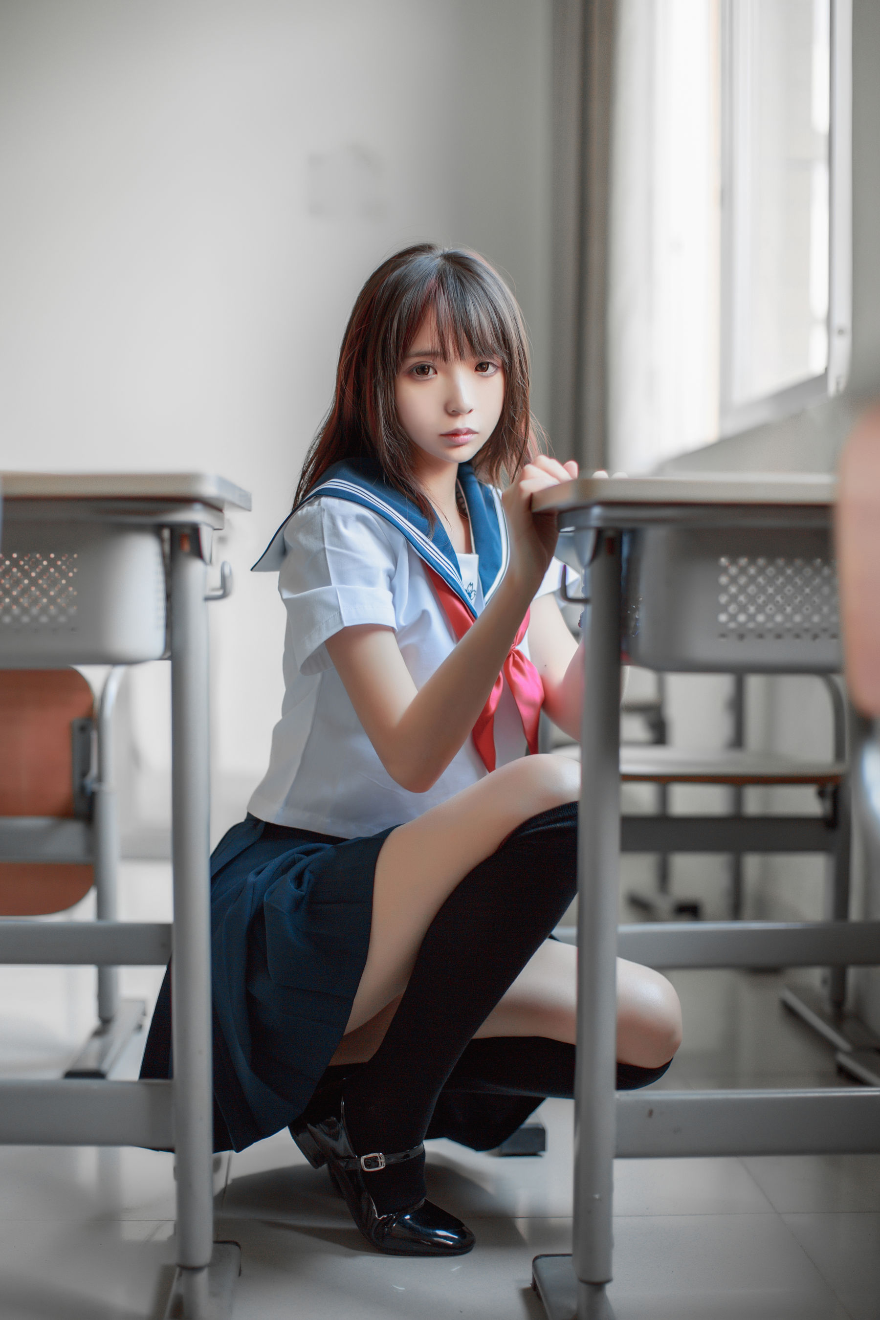 [萝莉COS] 疯猫ss《同桌的水手服》
